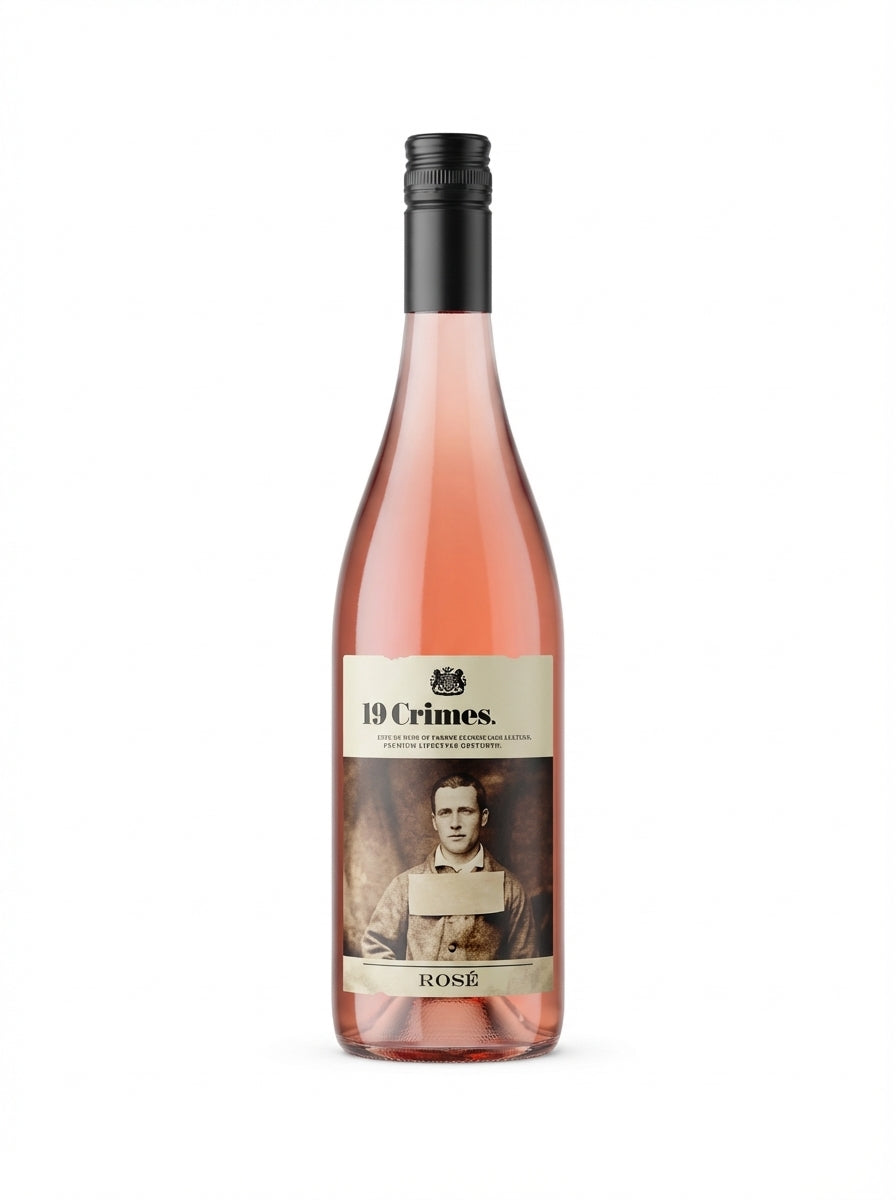 19 Crimes Rosé Wine 750ml – Fresh & Fruity Rosé