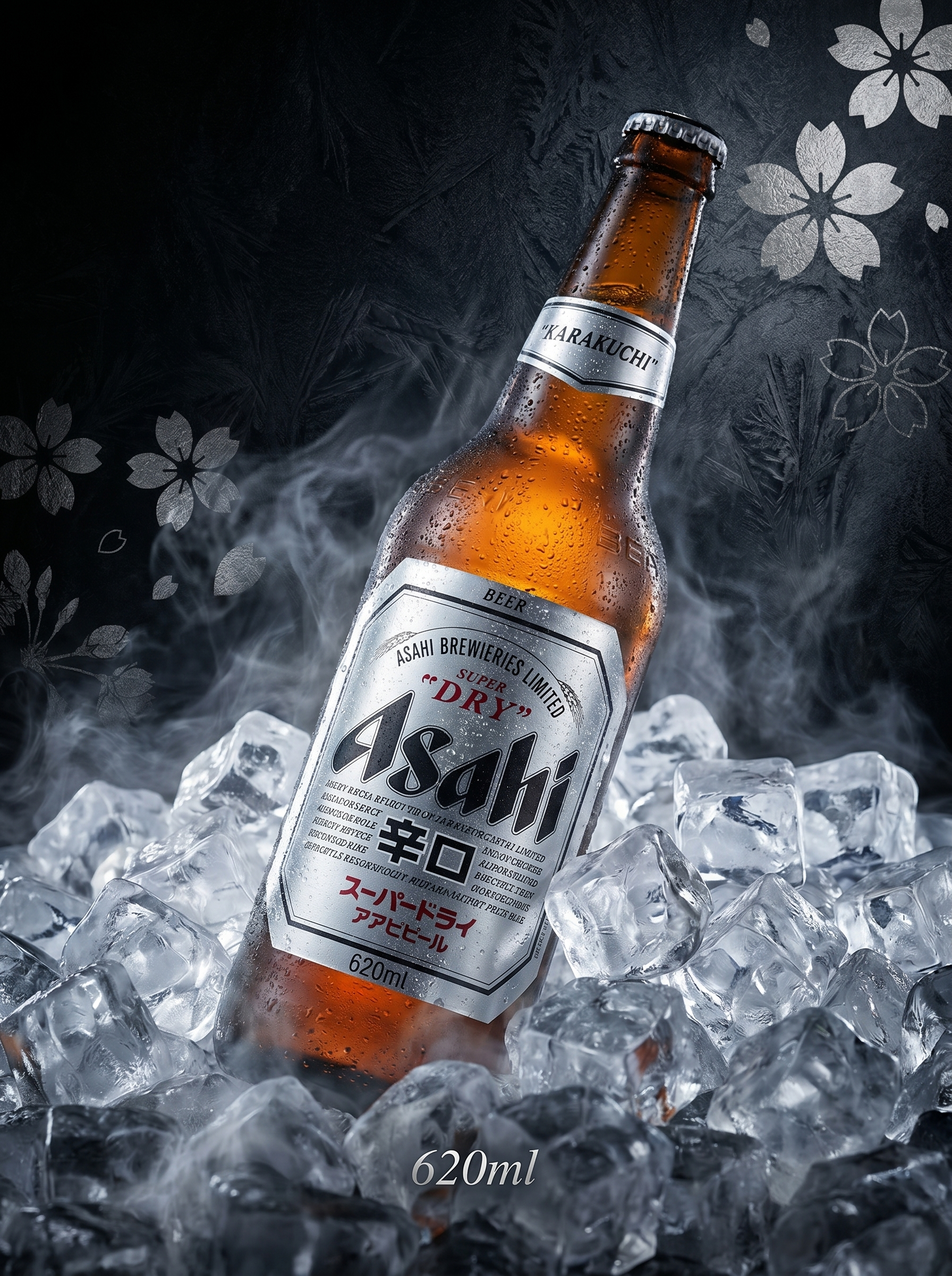 Asahi Super Dry Japanese Beer 620ml Bottle