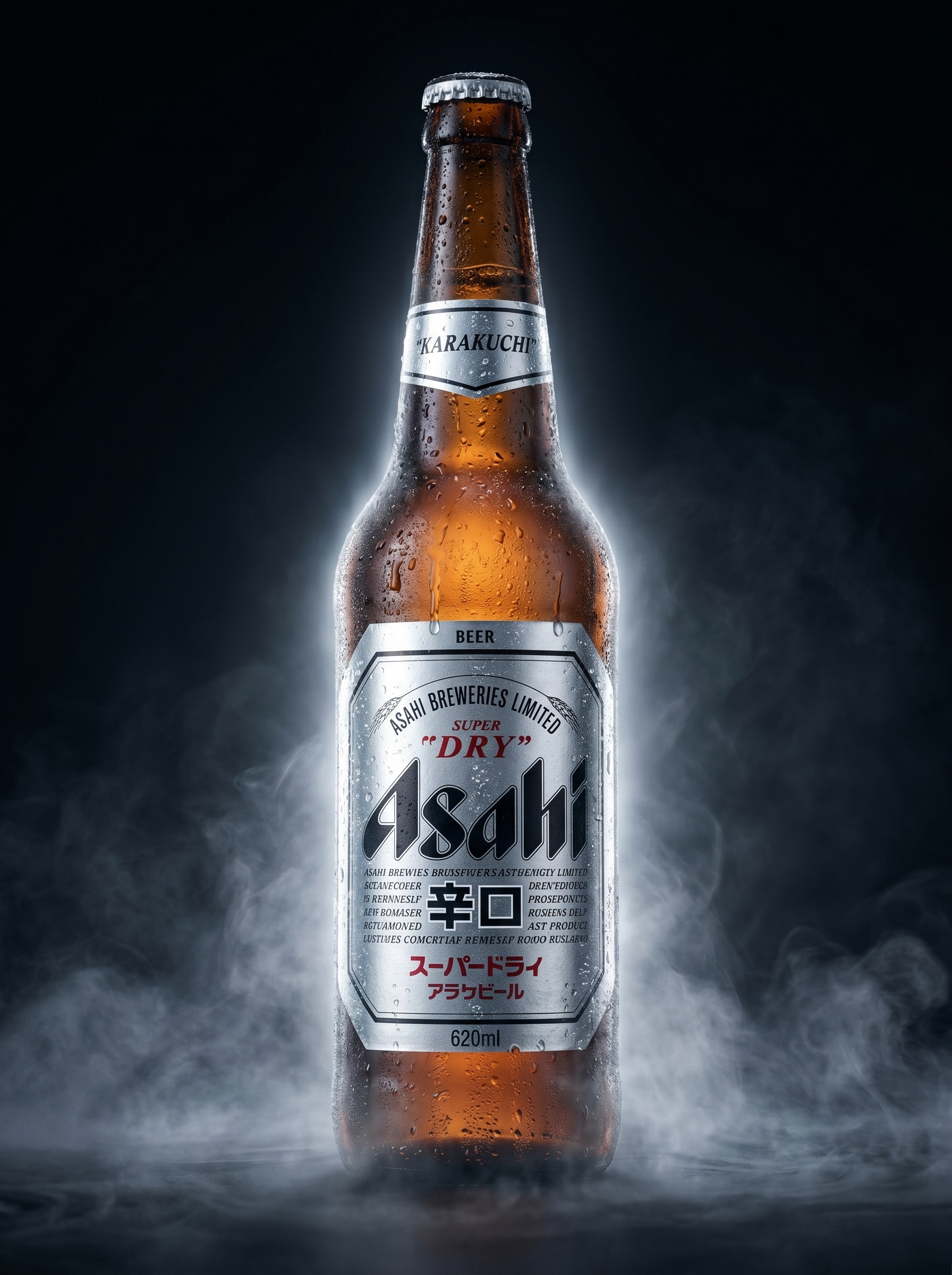 Asahi Super Dry Japanese Beer 620ml Bottle