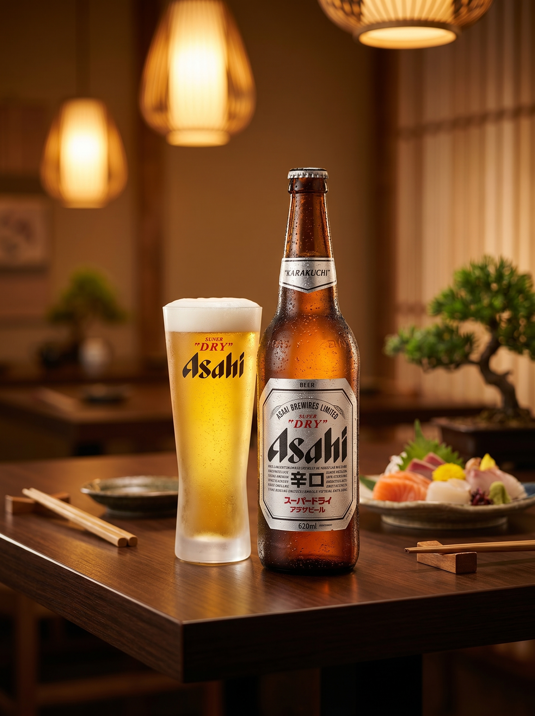 Asahi Super Dry Japanese Beer 620ml Bottle