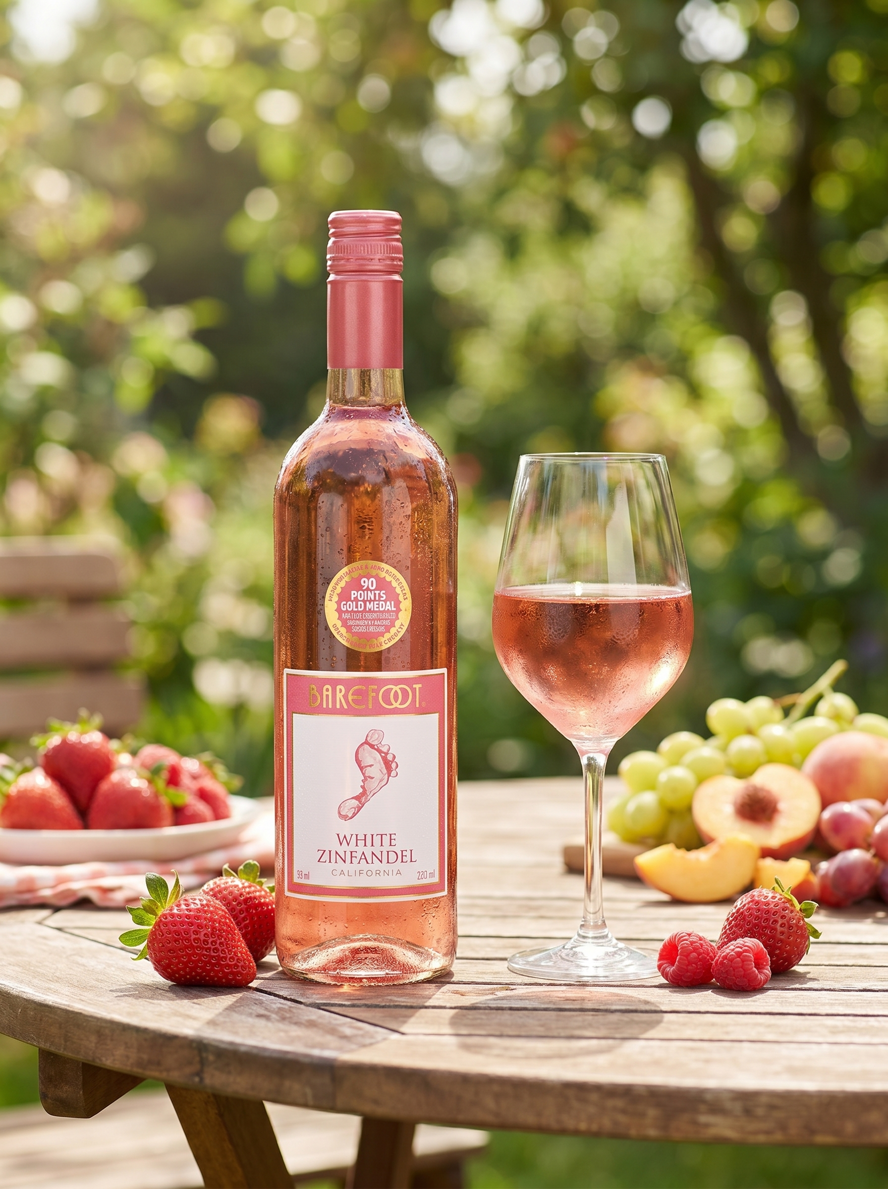 Barefoot White Zinfandel Rose Wine 750ml