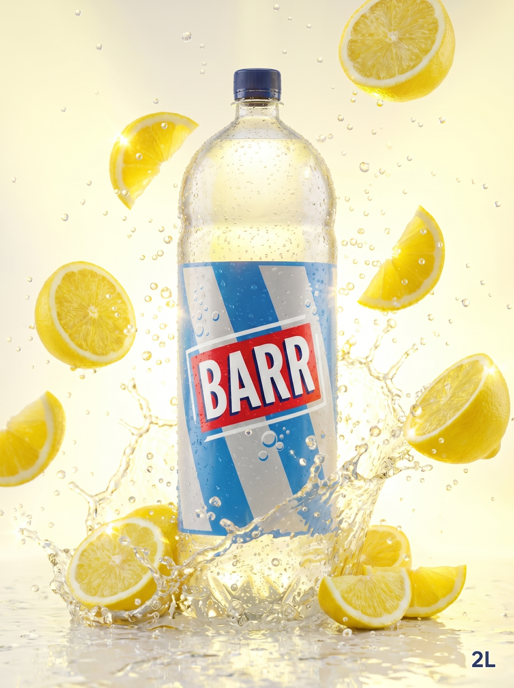 Barr Lemonade Soft Drink 2 Litre Bottle