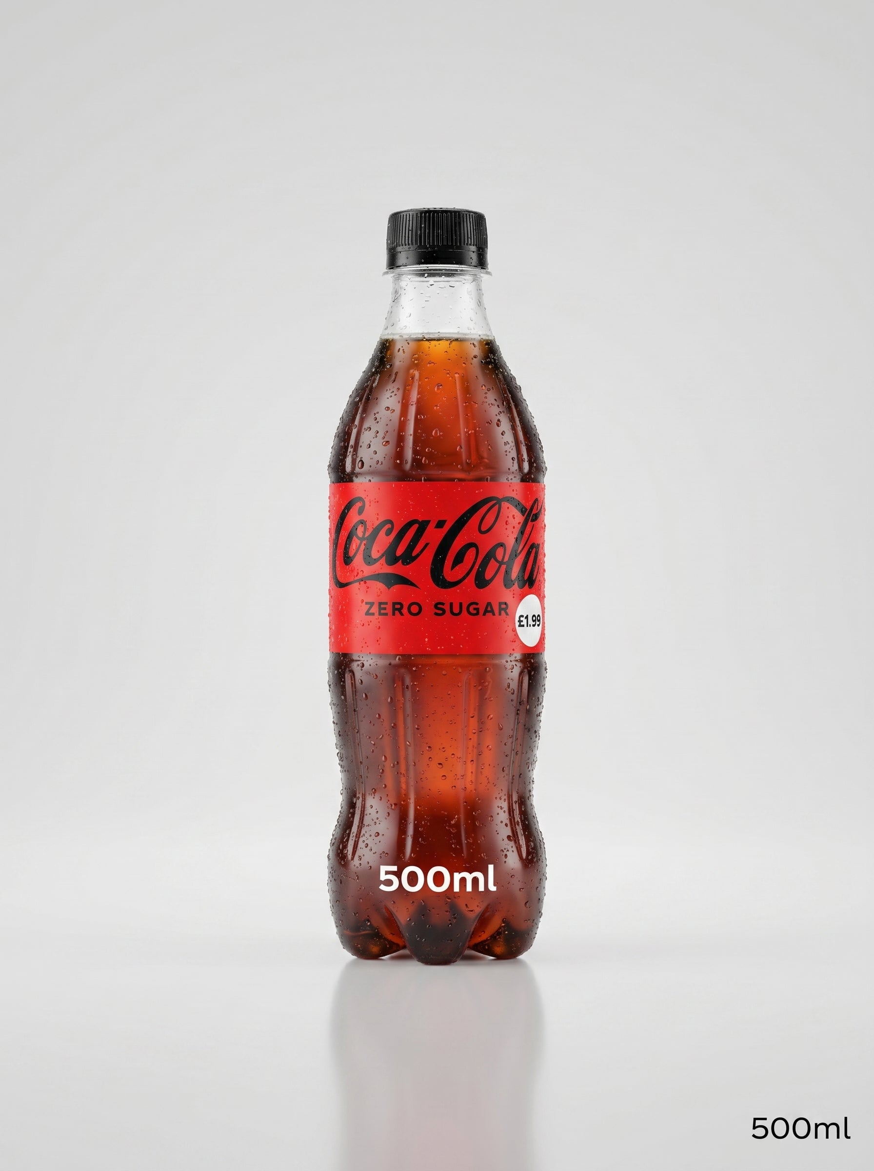 Coca-Cola Zero Sugar Soft Drink 500ml Bottle