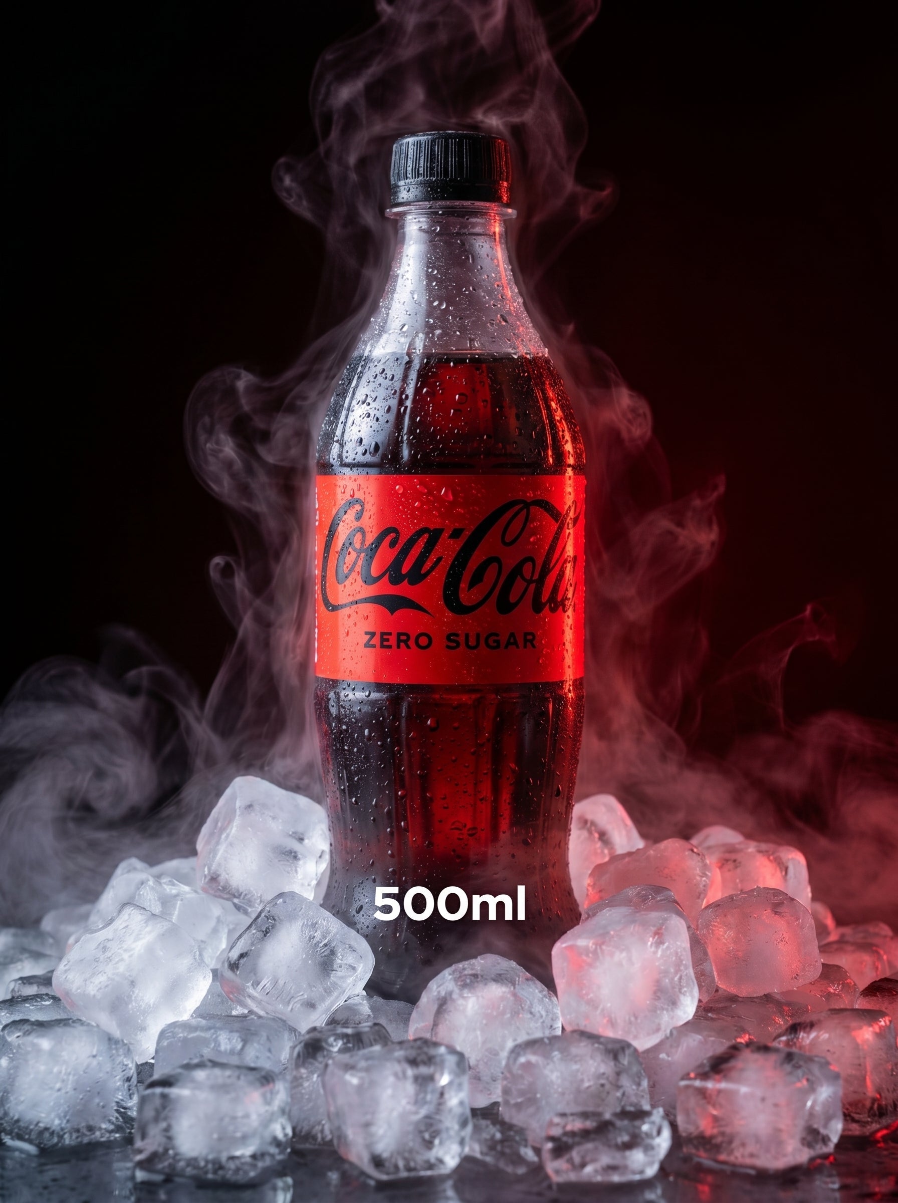 Coca-Cola Zero Sugar Soft Drink 500ml Bottle