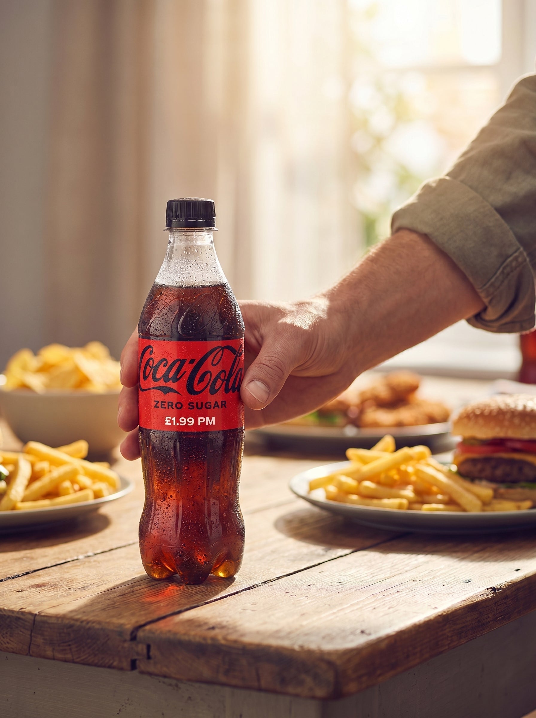 Coca-Cola Zero Sugar Soft Drink 500ml Bottle