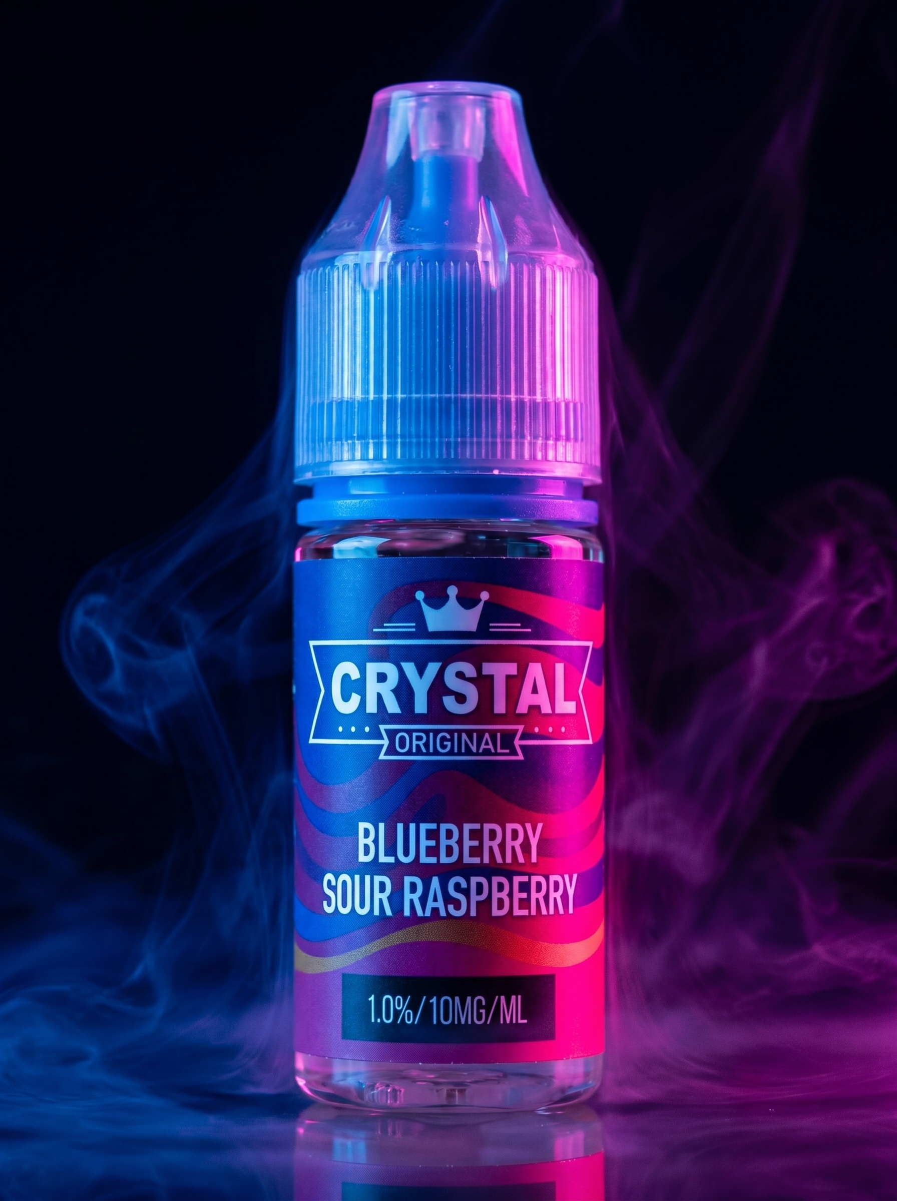 Crystal Nic Salts Blueberry Sour Raspberry E-Liquid 20mg 10ml