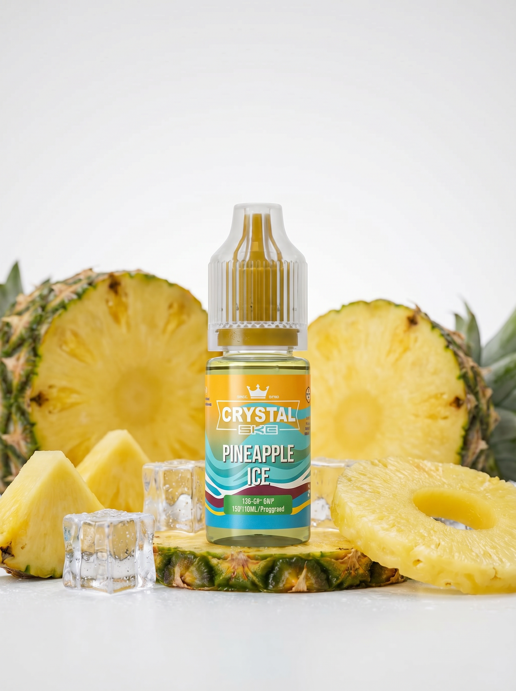 Crystal Nic Salts Pineapple Ice E-Liquid 20mg 10ml