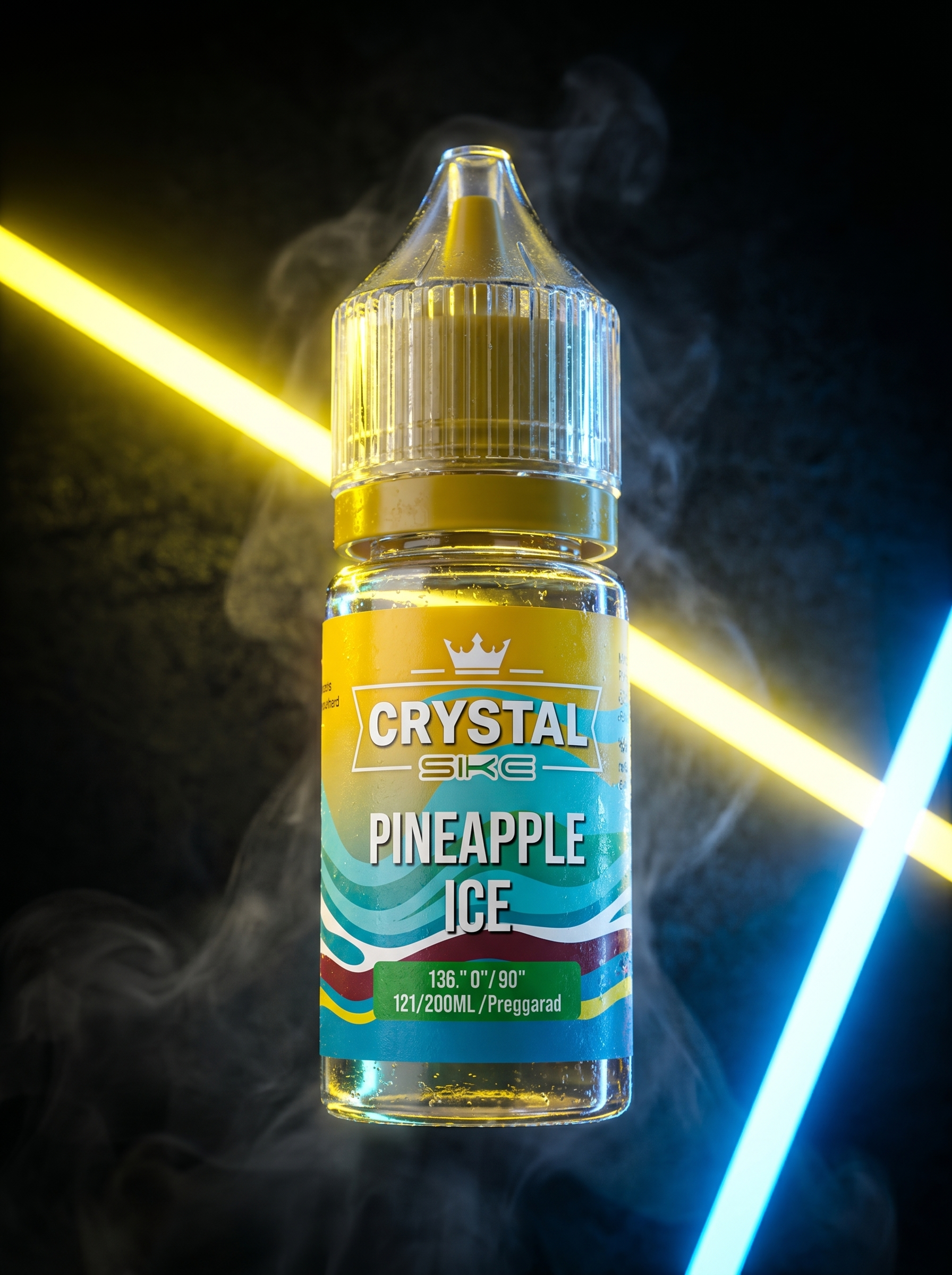 Crystal Nic Salts Pineapple Ice E-Liquid 20mg 10ml