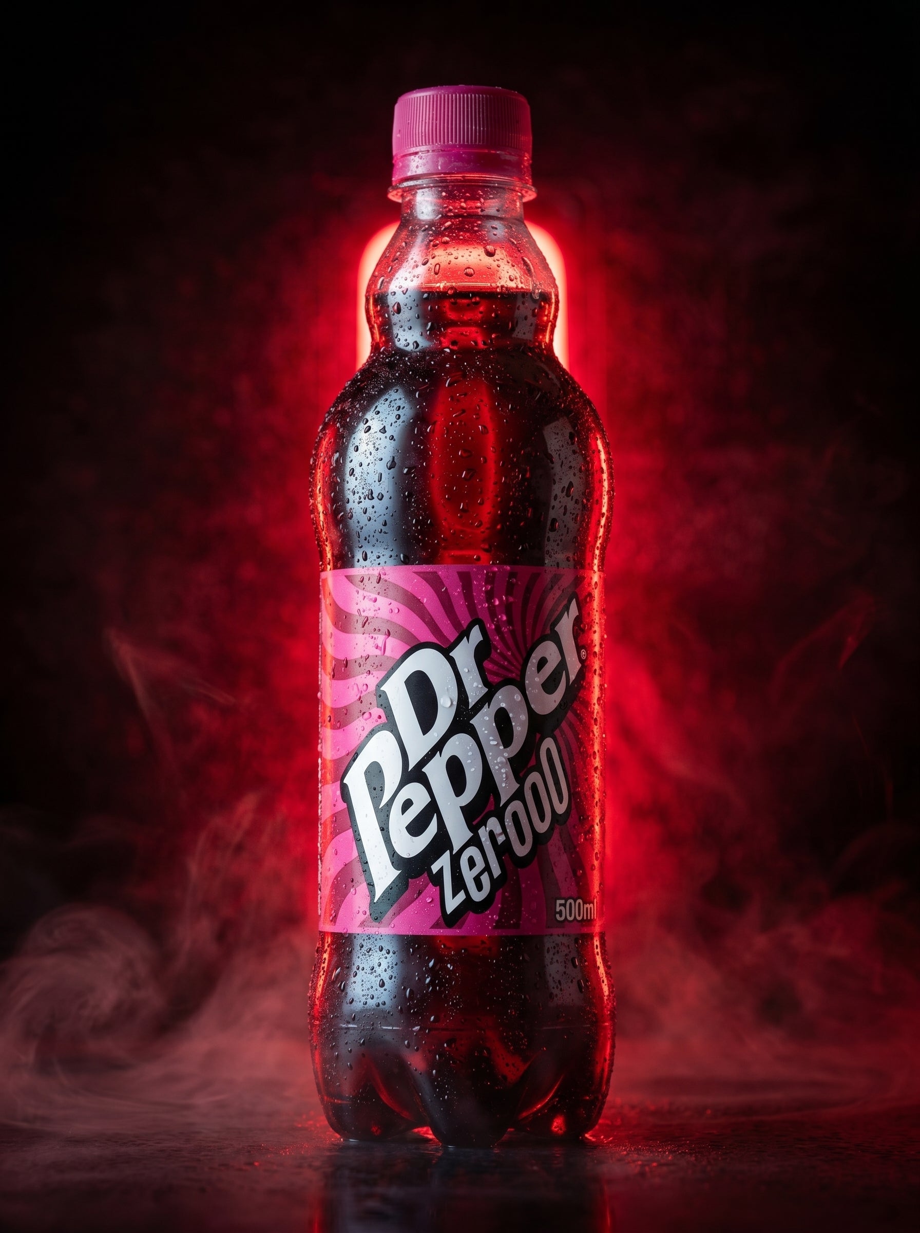 Dr Pepper Zero Sugar Soft Drink 500ml Bottle