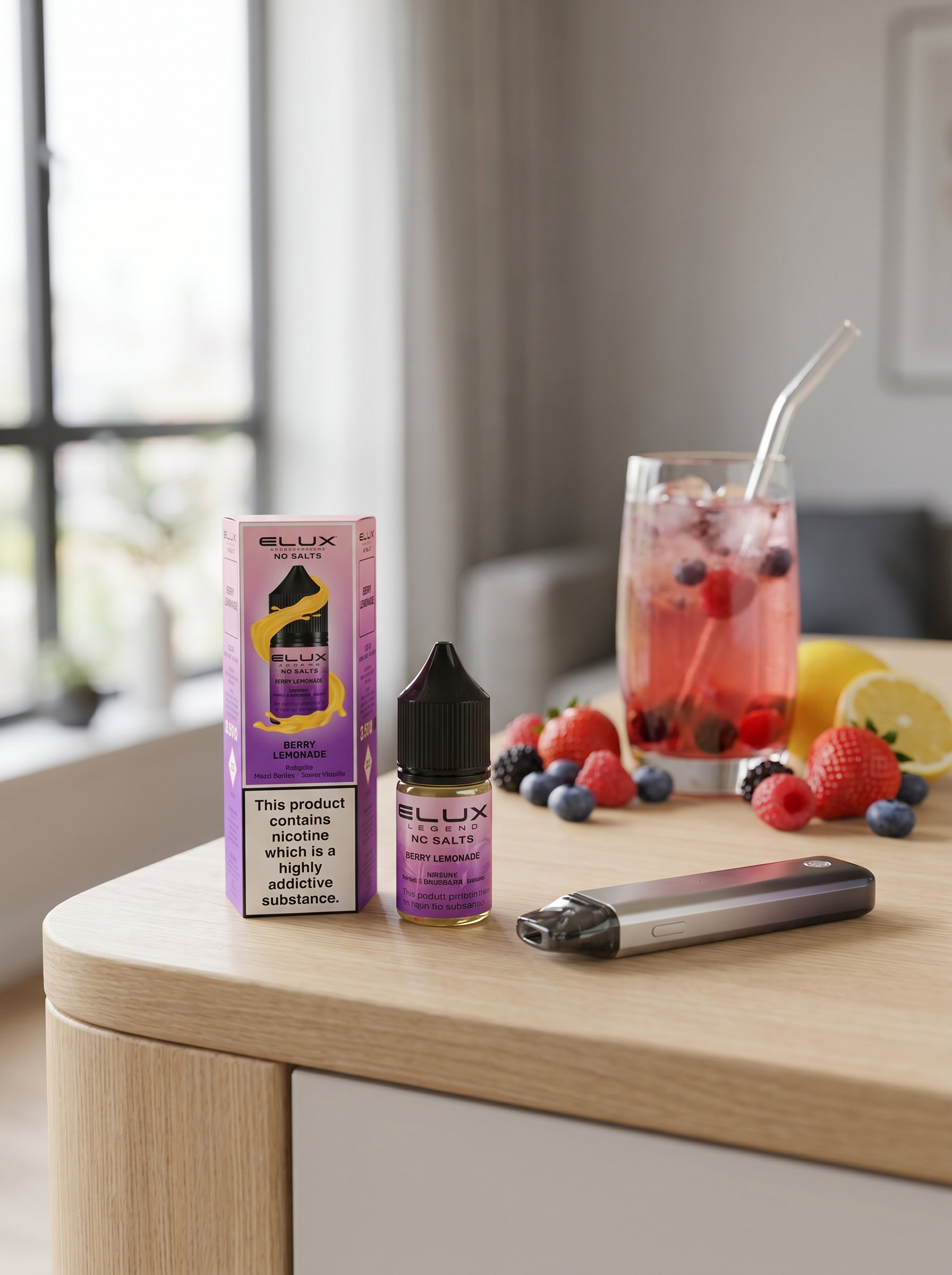 Elux Legend Berry Lemonade Nic Salt E-Liquid 20mg 10ml