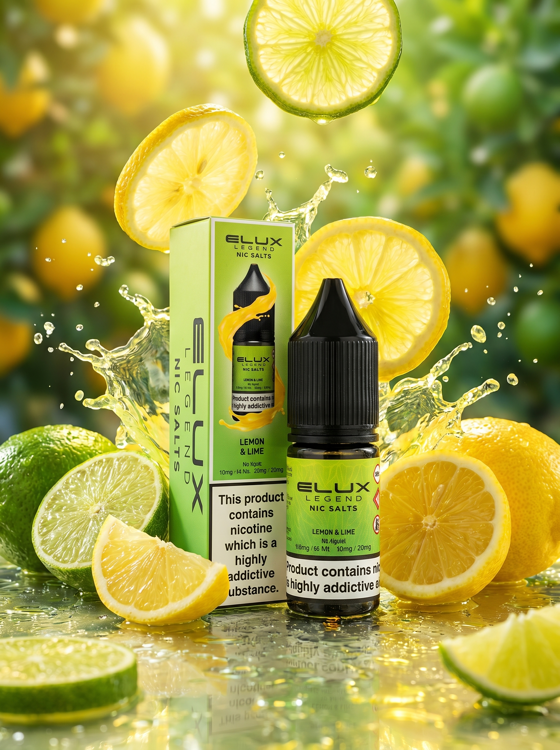 Elux Legend Lemon & Lime Nic Salt E-Liquid 20mg 10ml