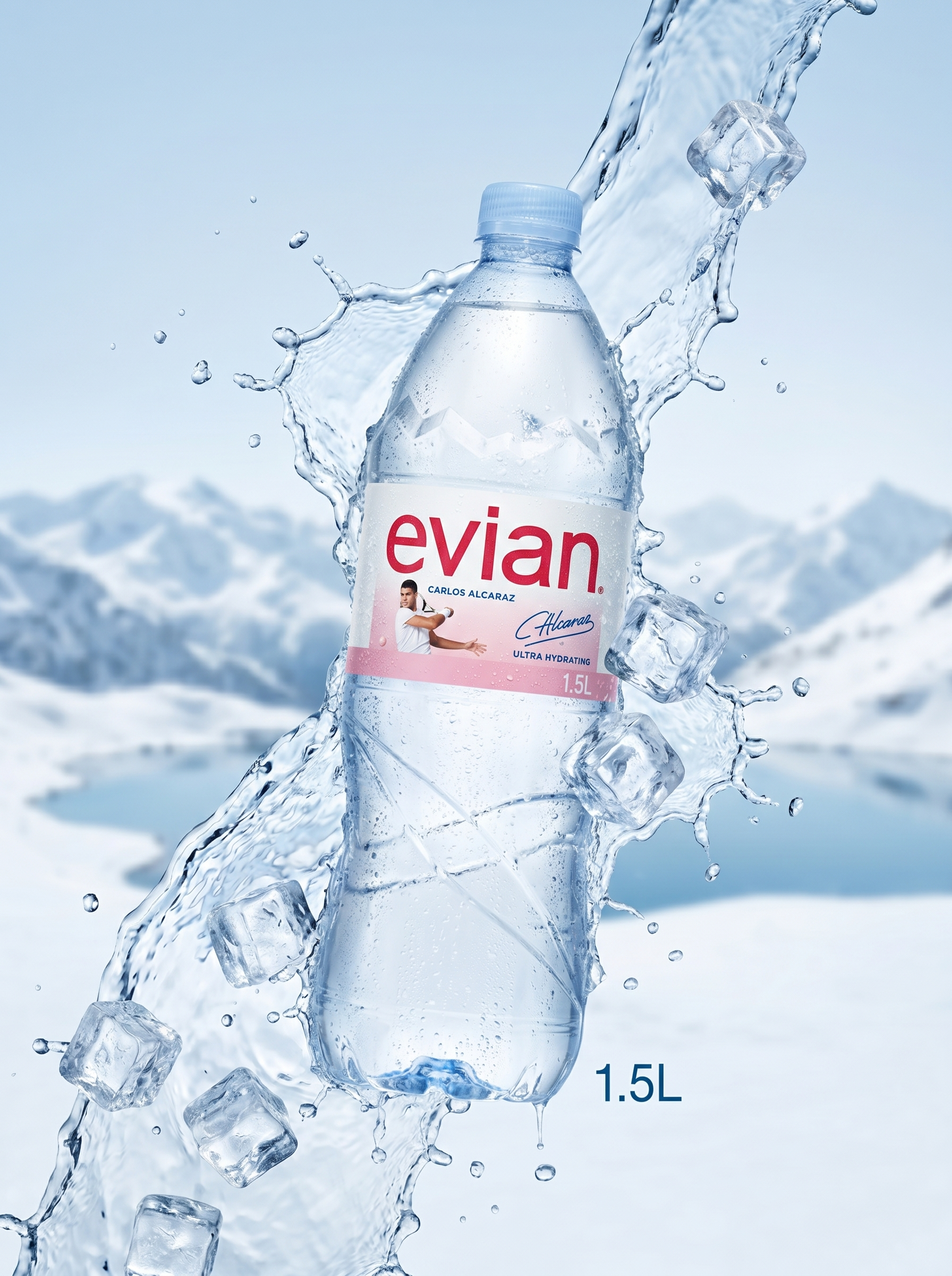 Evian Natural Mineral Still Water 1.5L Bottle