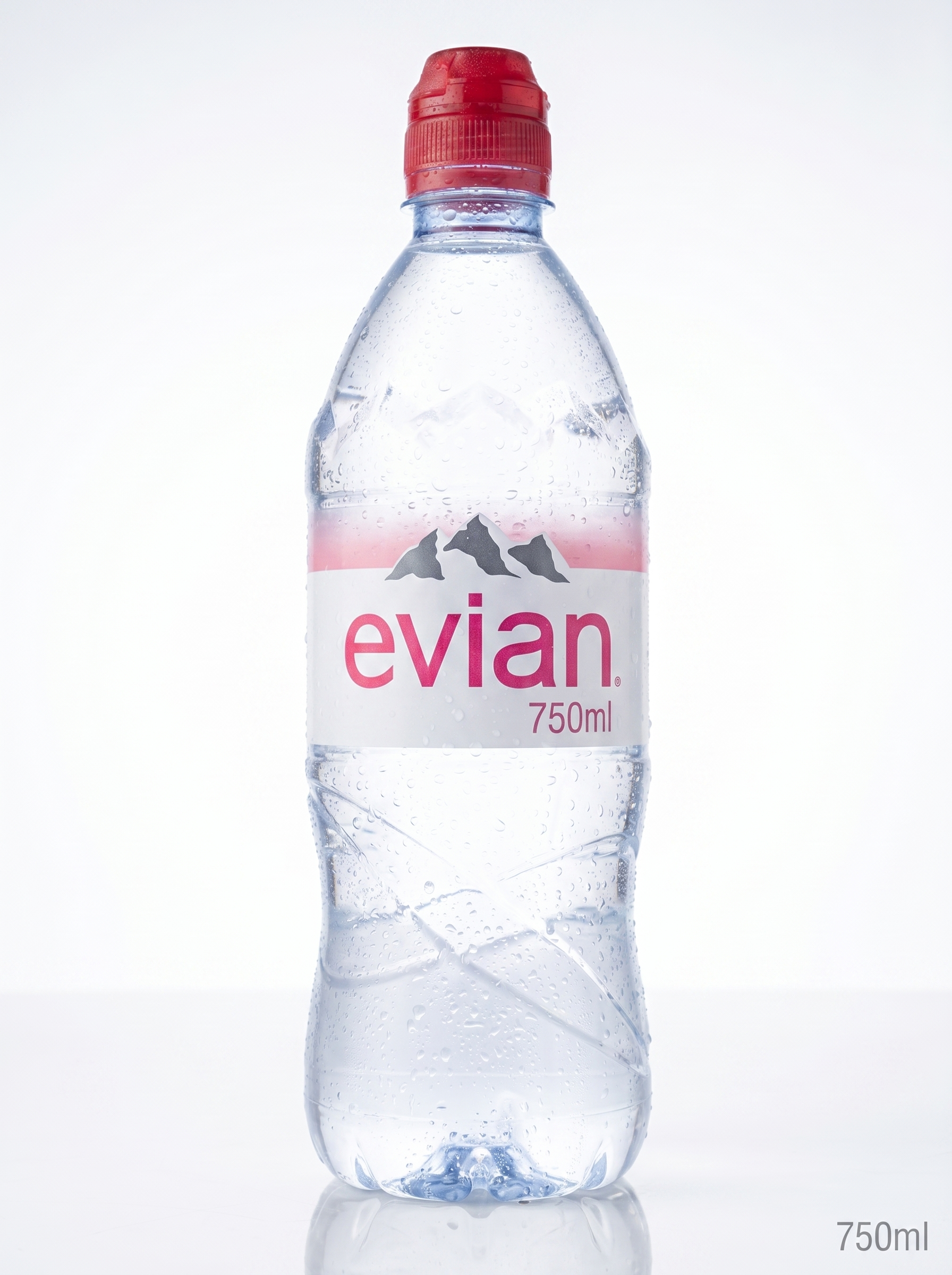 Evian Natural Mineral Still Water 750ml Bottle