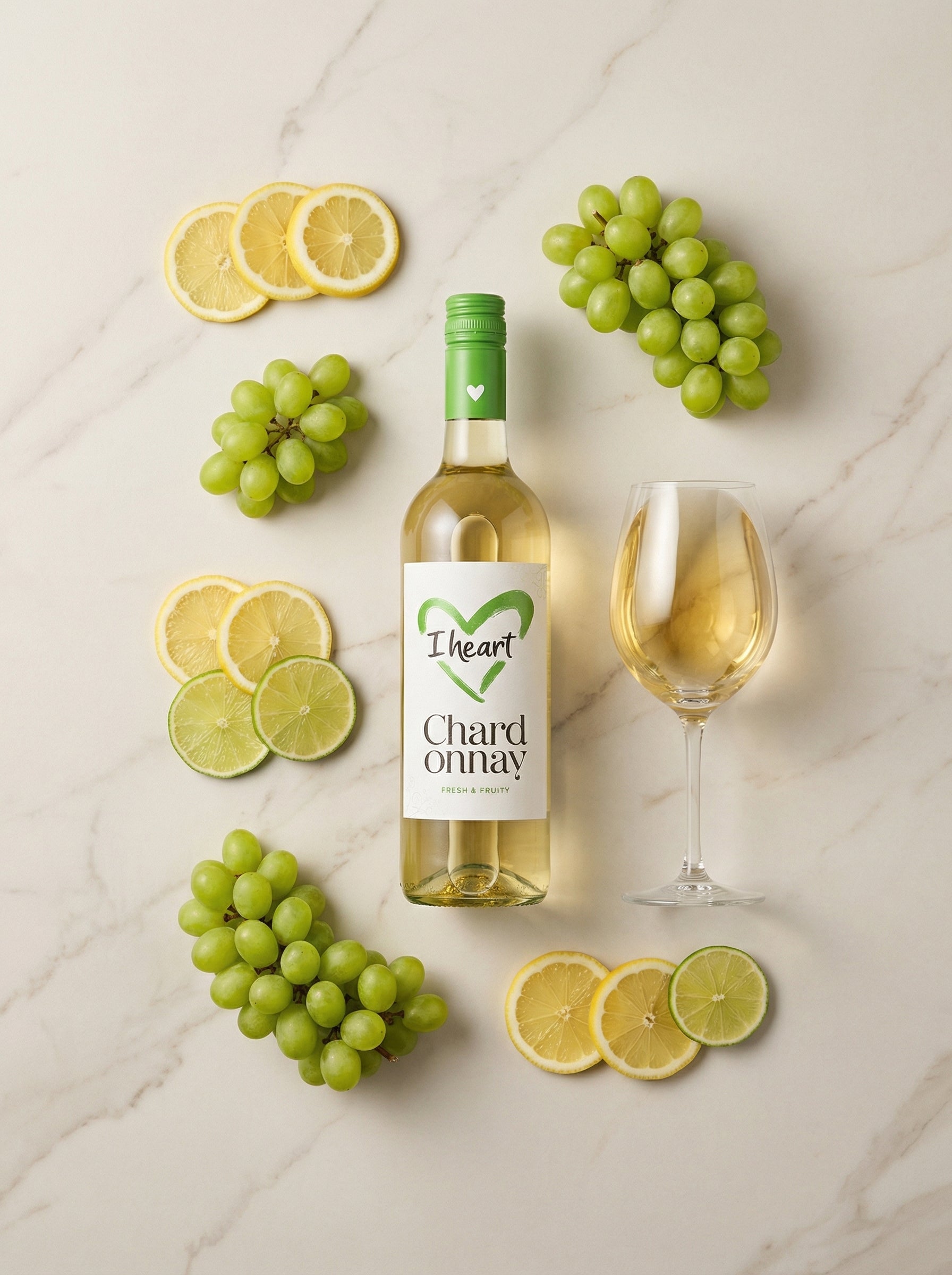 I Heart Chardonnay 750ml – Crisp & Fruity White Wine