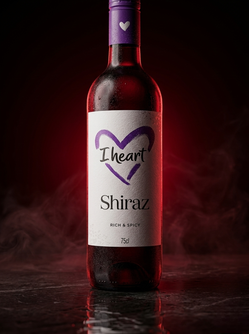 I Heart Shiraz Red Wine 75cl Bottle