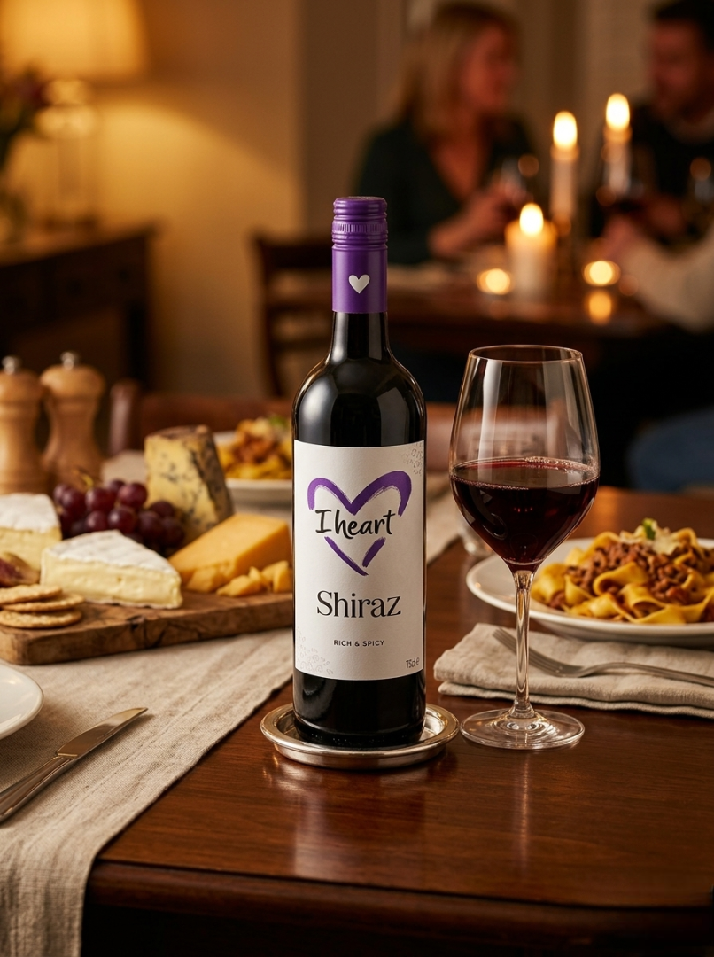 I Heart Shiraz Red Wine 75cl Bottle
