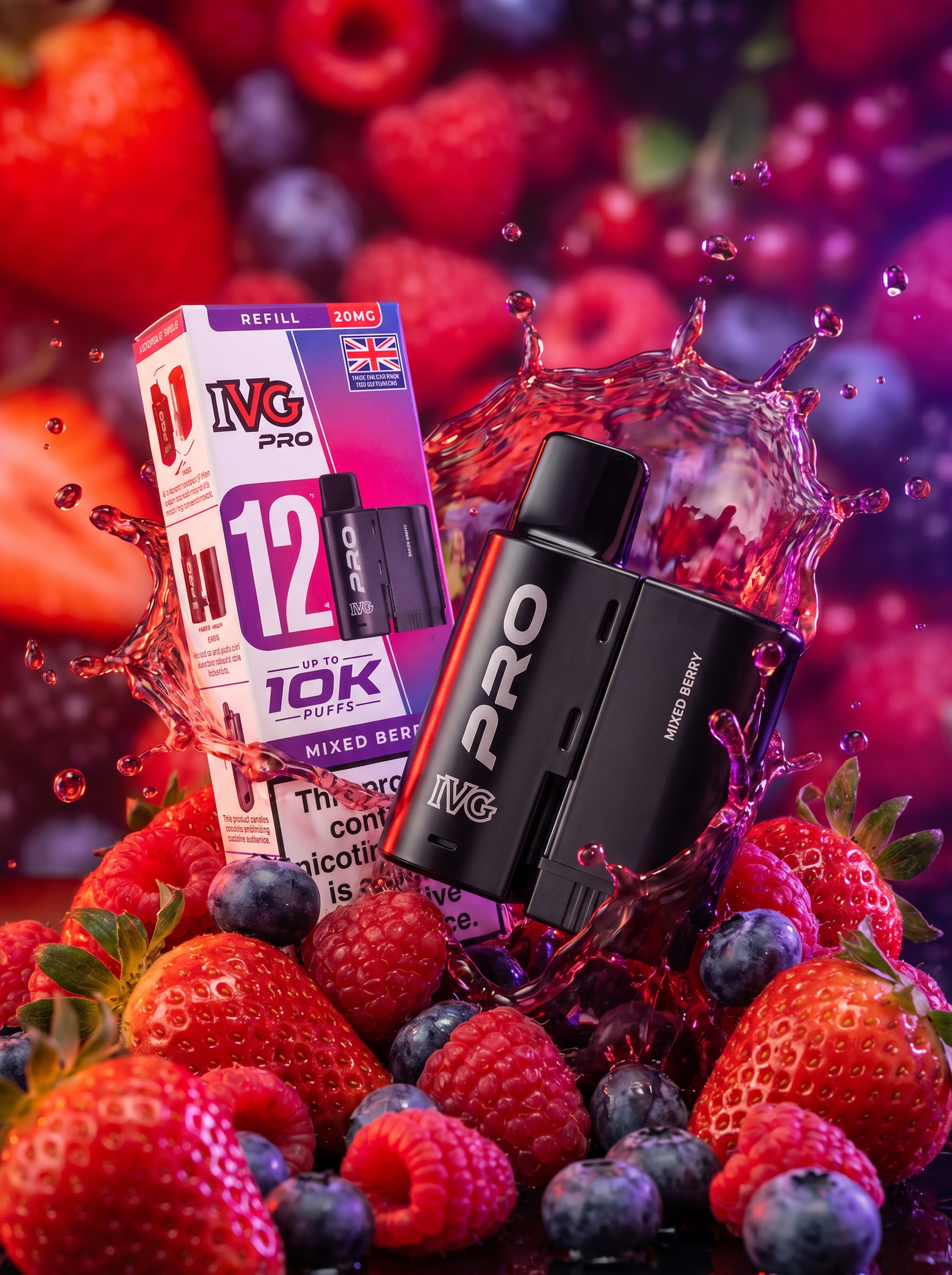 IVG Pro Mixed Berry Refill Pod 12ml 20mg/ml