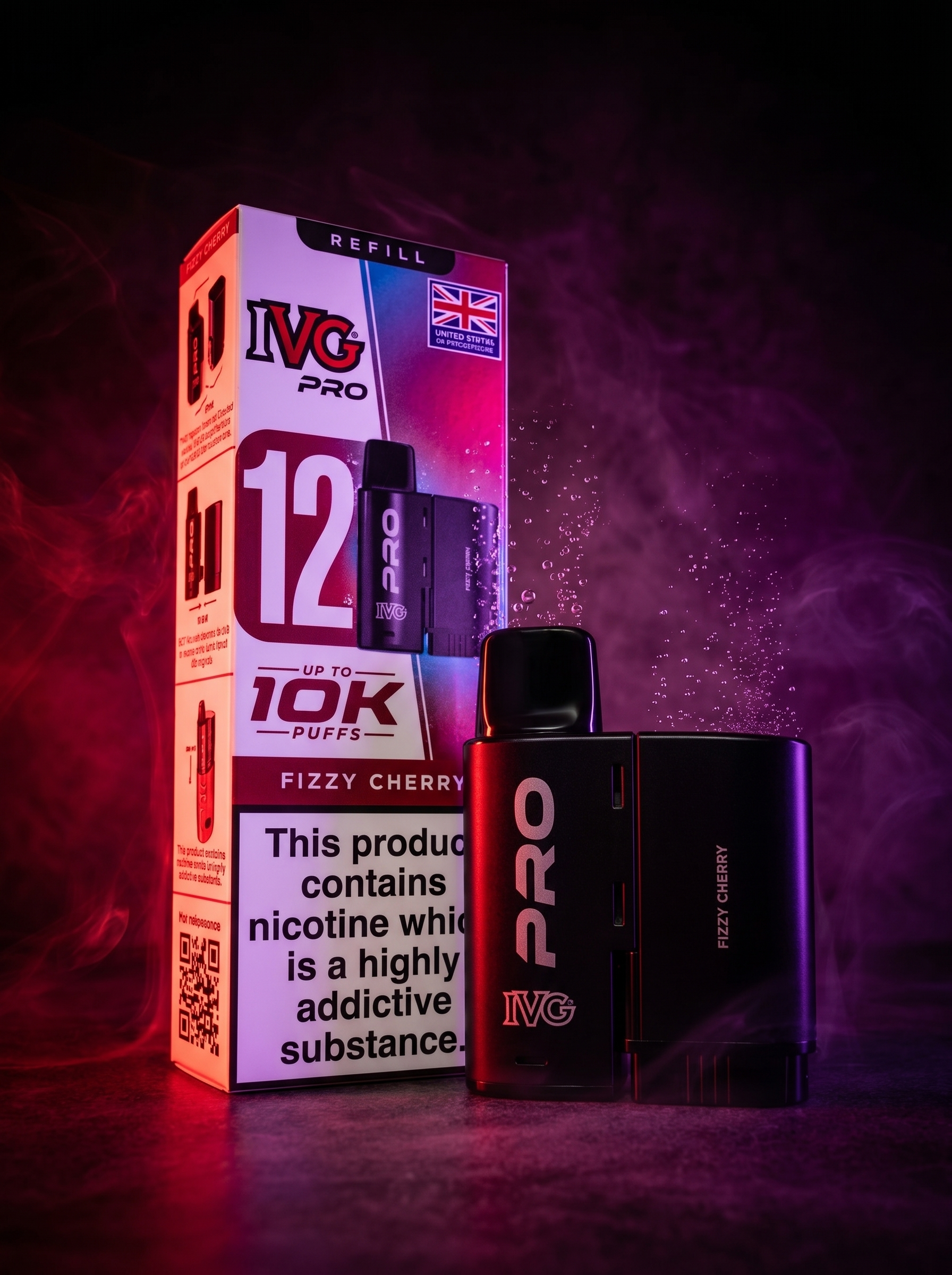 IVG Pro Fizzy Cherry Refill Pod 12ml 20mg/ml