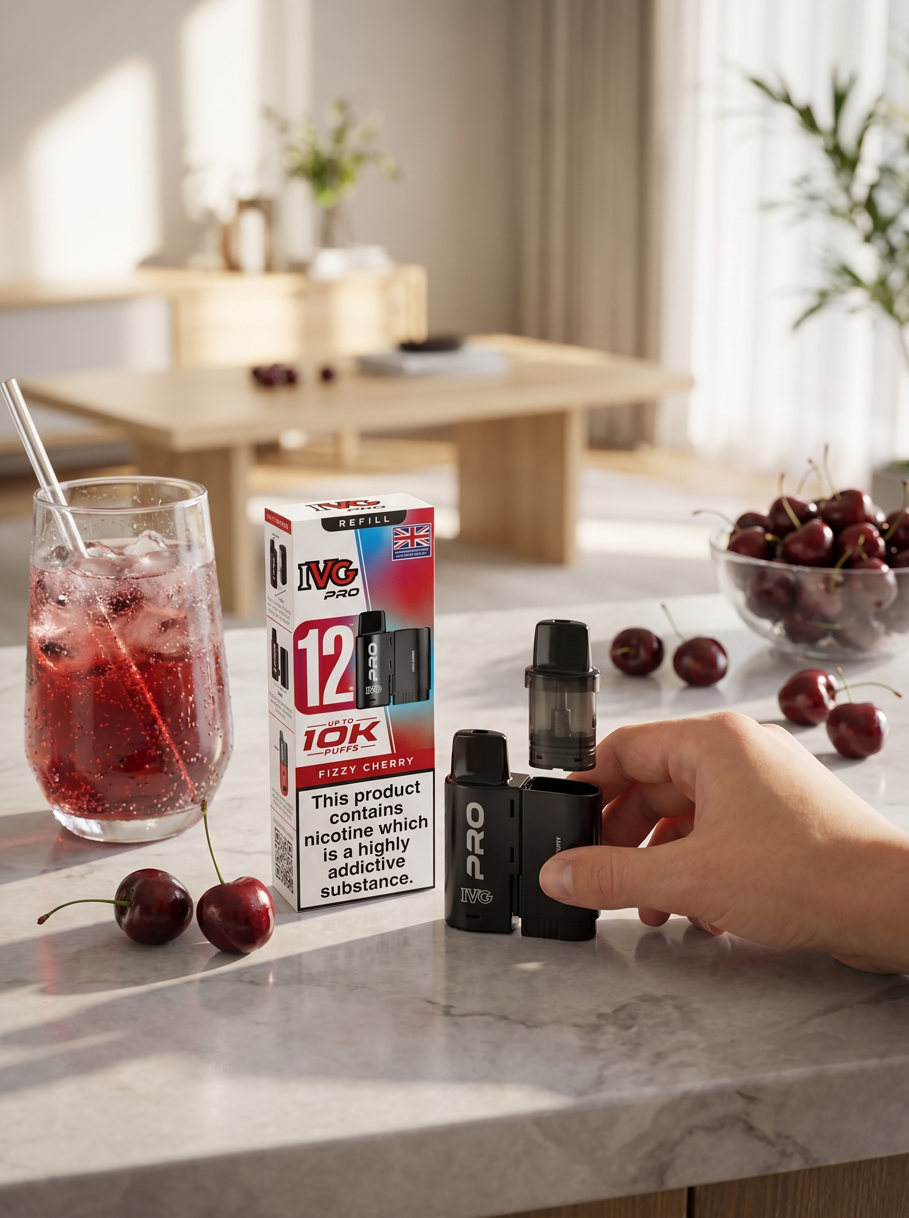 IVG Pro Fizzy Cherry Refill Pod 12ml 20mg/ml
