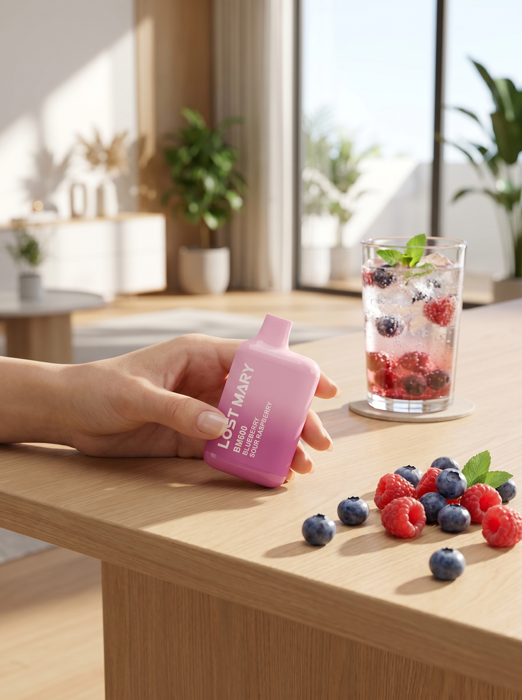 Lost Mary BM600 Blueberry Sour Raspberry Prefilled Pod Kit 20mg/ml