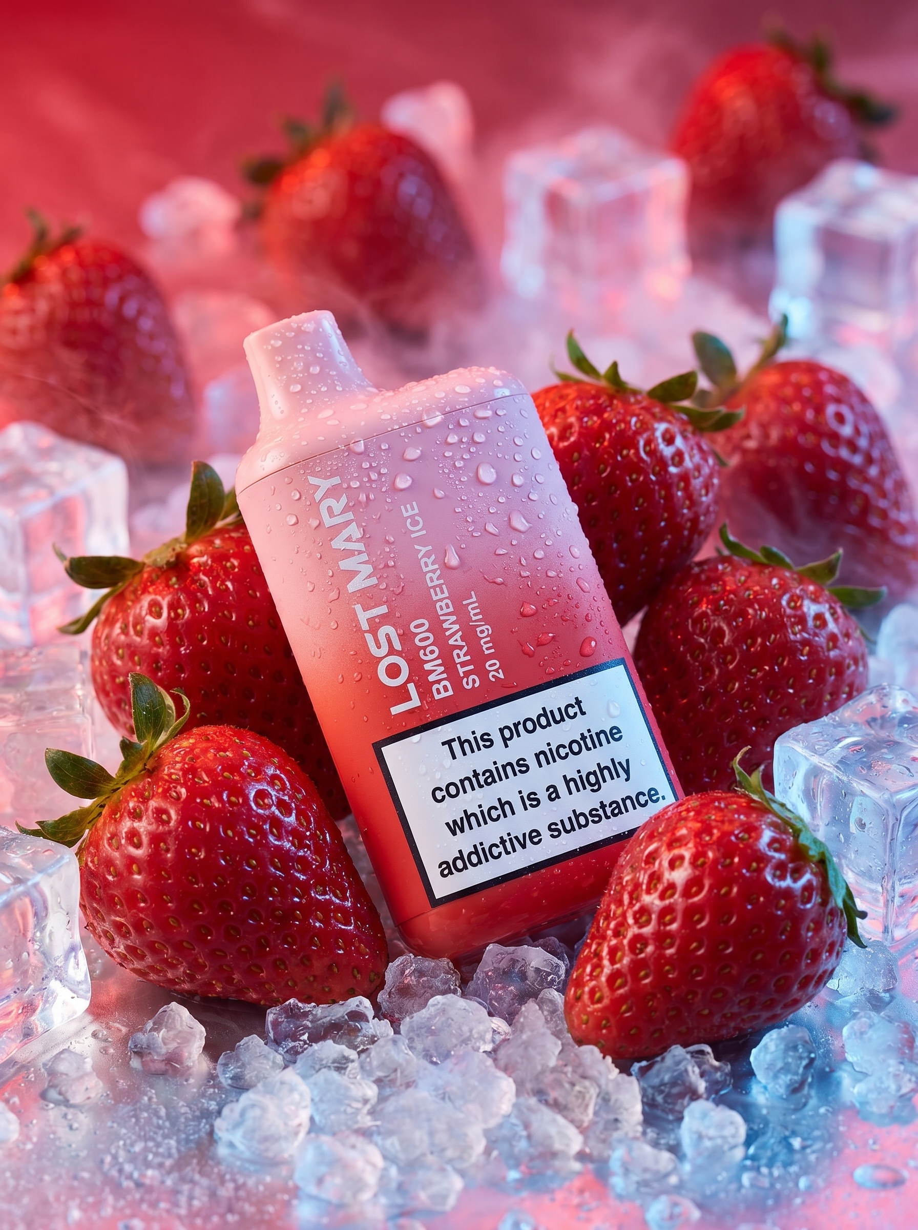 Lost Mary BM600 Strawberry Ice Prefilled Pod Kit 20mg/ml
