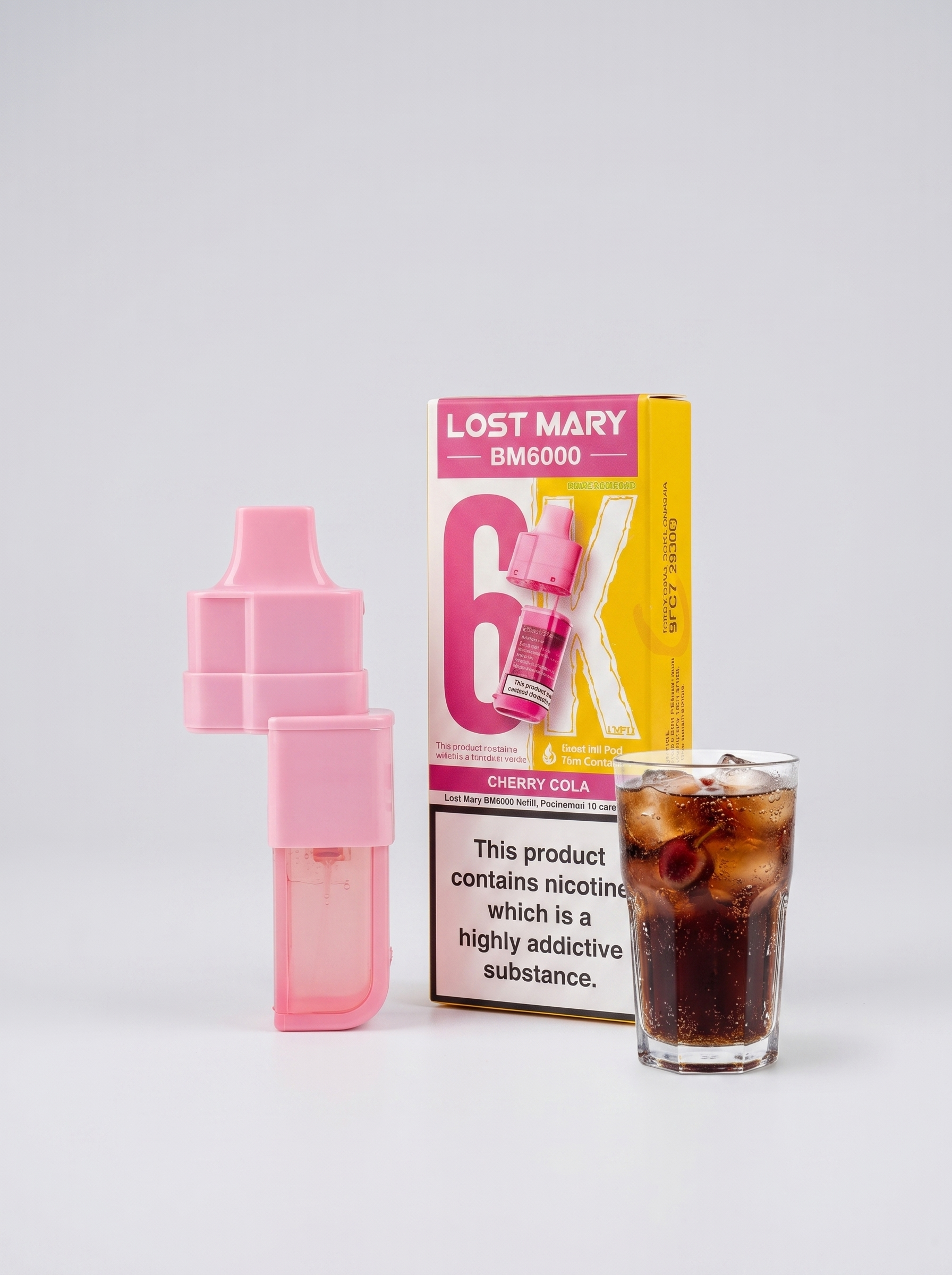 Lost Mary BM6000 Cherry Cola Refill Pack 20mg/ml