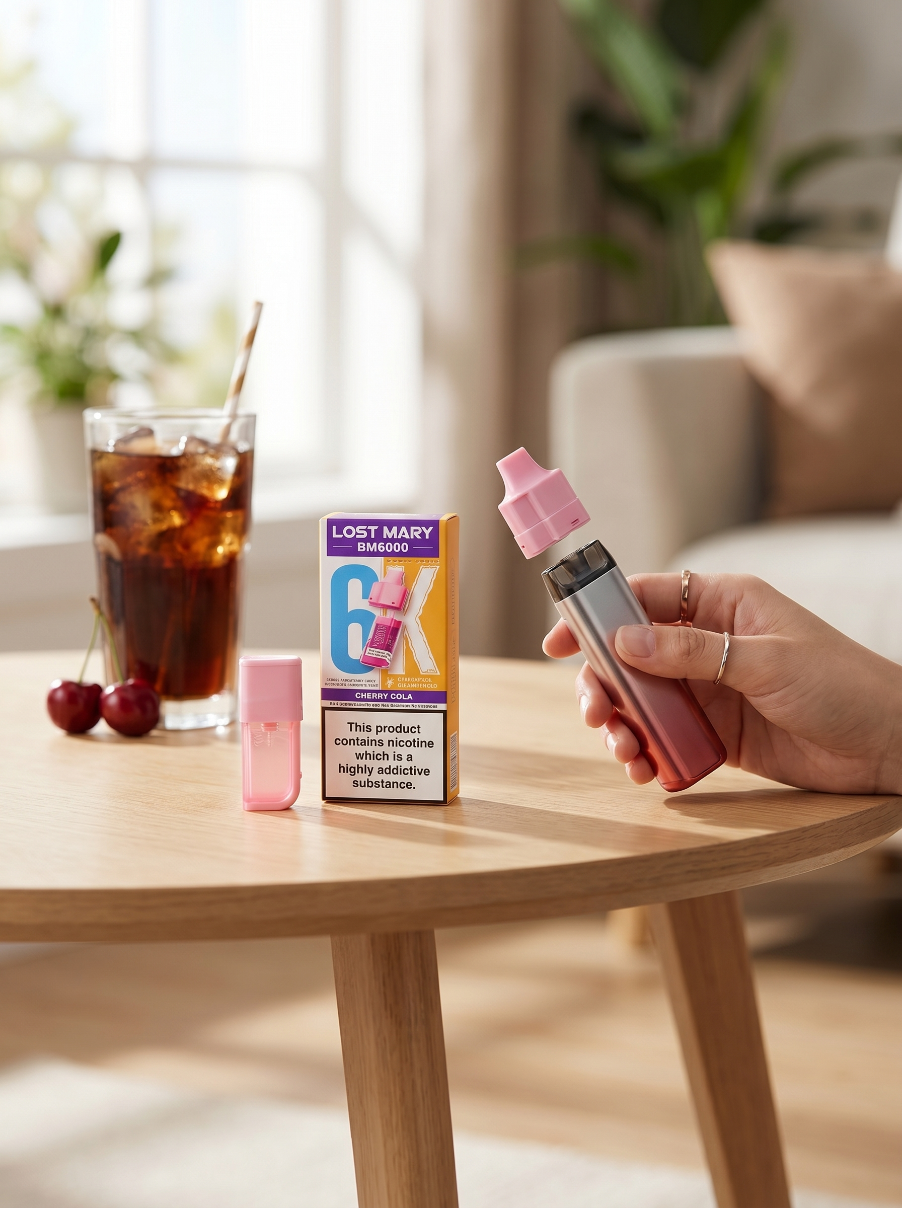 Lost Mary BM6000 Cherry Cola Refill Pack 20mg/ml
