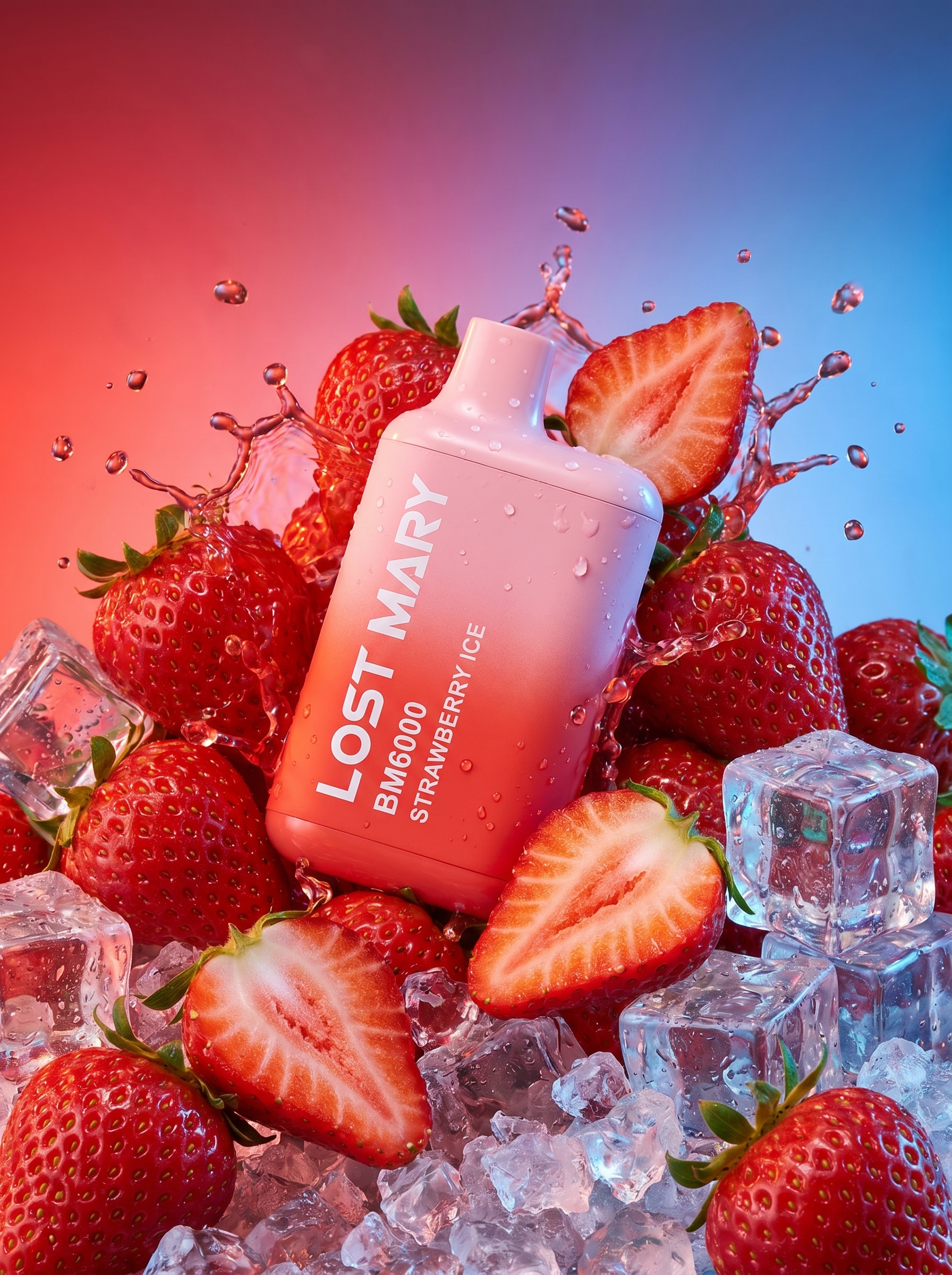Lost Mary BM6000 Strawberry Ice Refillable Pod Kit 20mg/ml