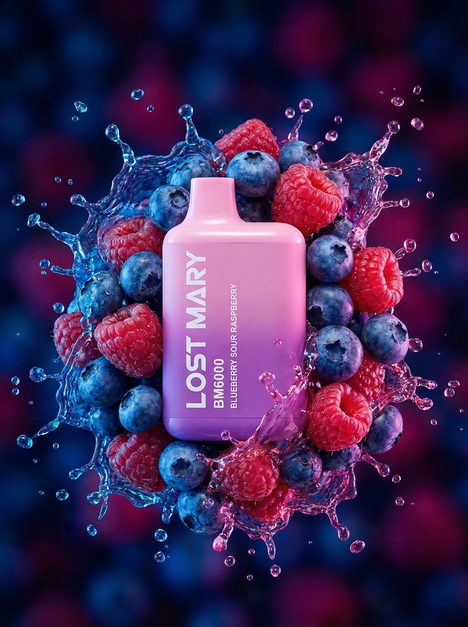 Lost Mary BM6000 Blueberry Sour Raspberry Refillable Kit