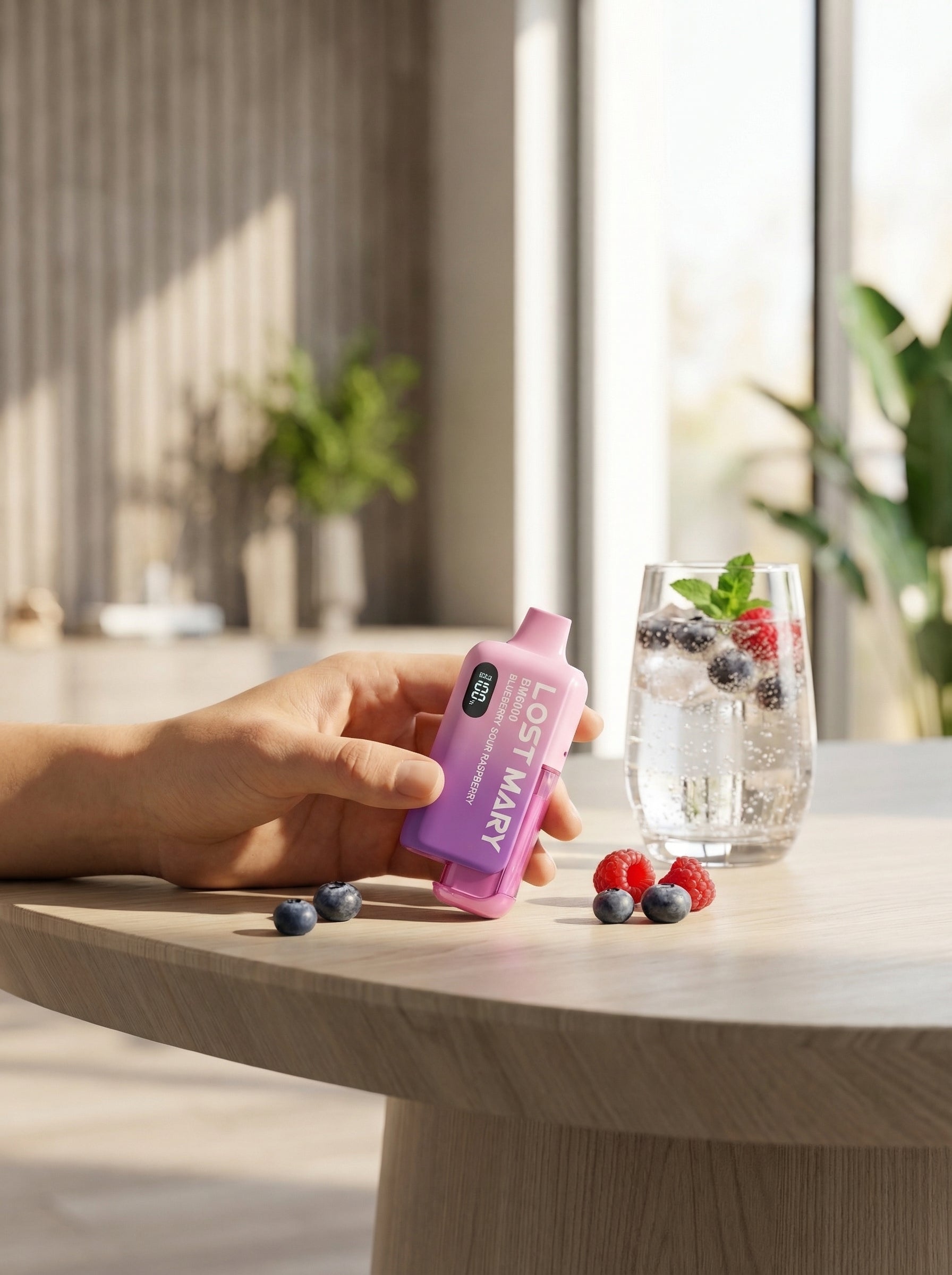 Lost Mary BM6000 Blueberry Sour Raspberry Refillable Kit