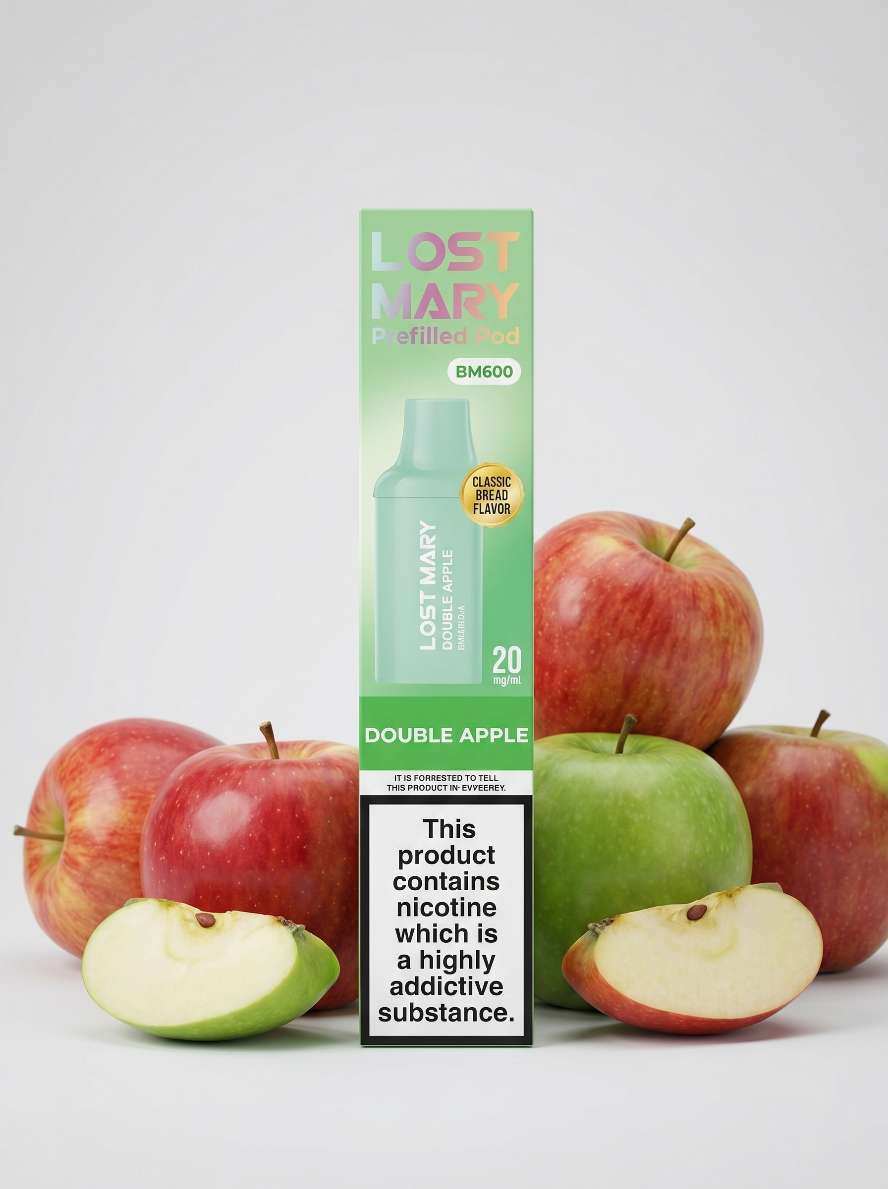 Lost Mary Classic BM600 Double Apple Prefilled Pod 20mg/ml