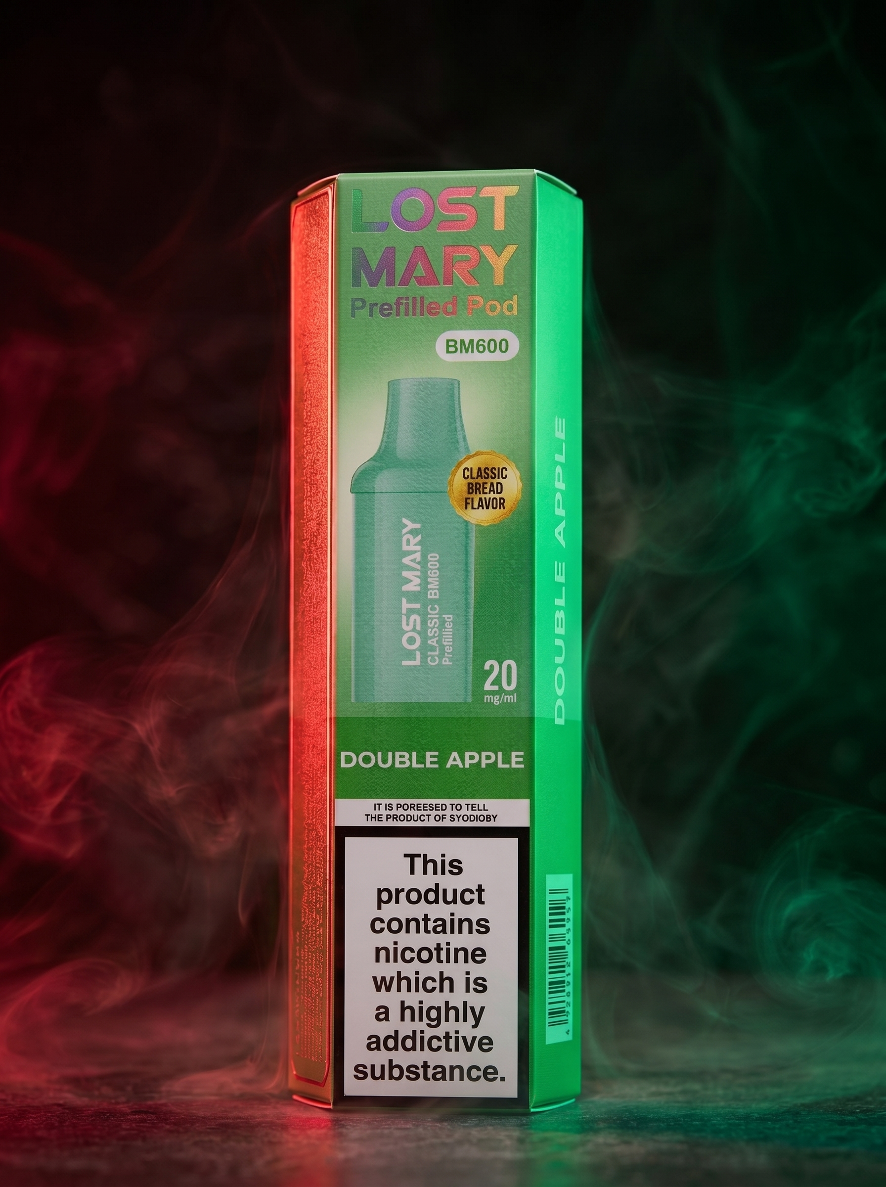 Lost Mary Classic BM600 Double Apple Prefilled Pod 20mg/ml