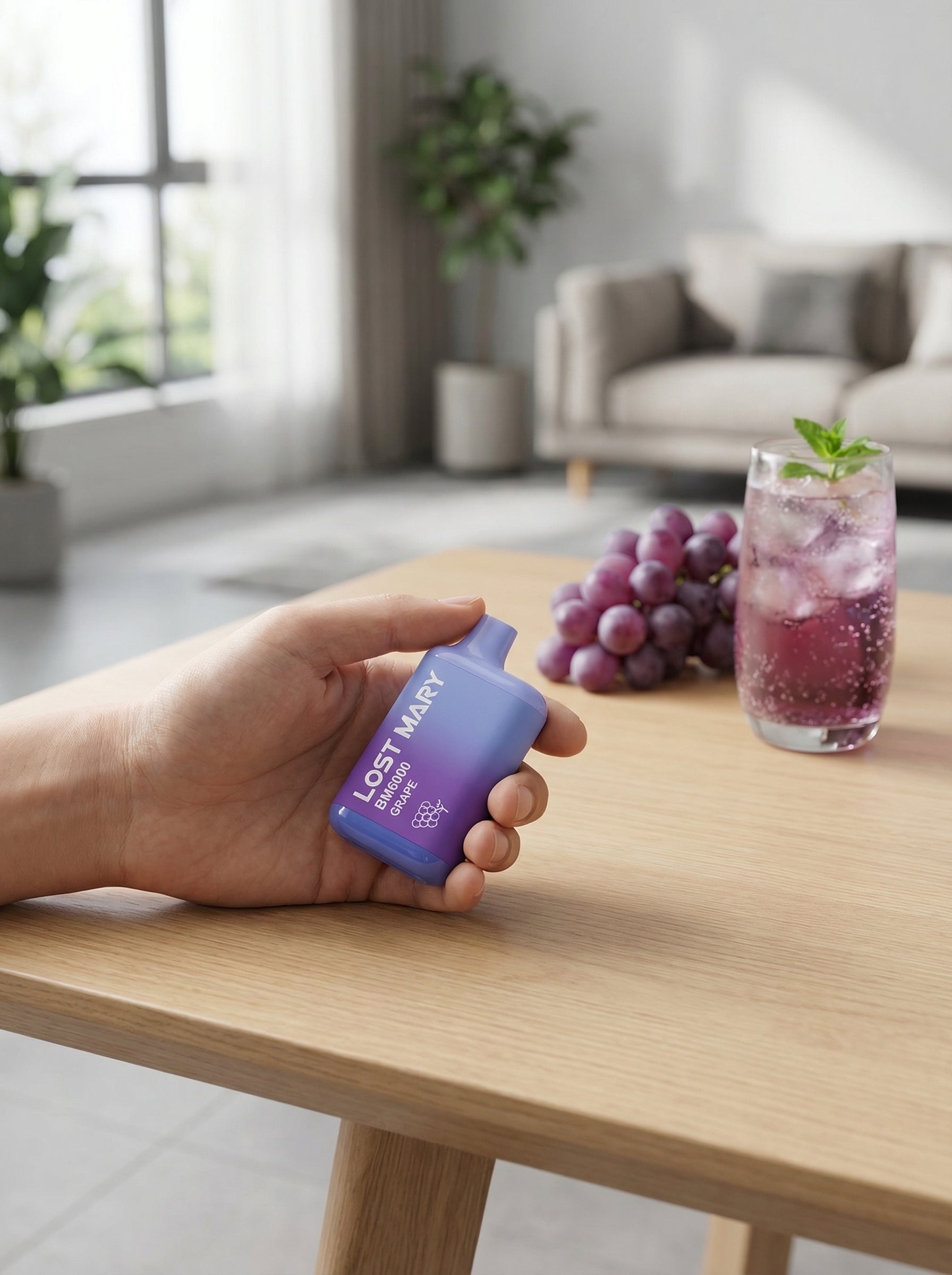 Lost Mary BM6000 Grape Refillable Pod Kit 20mg/ml