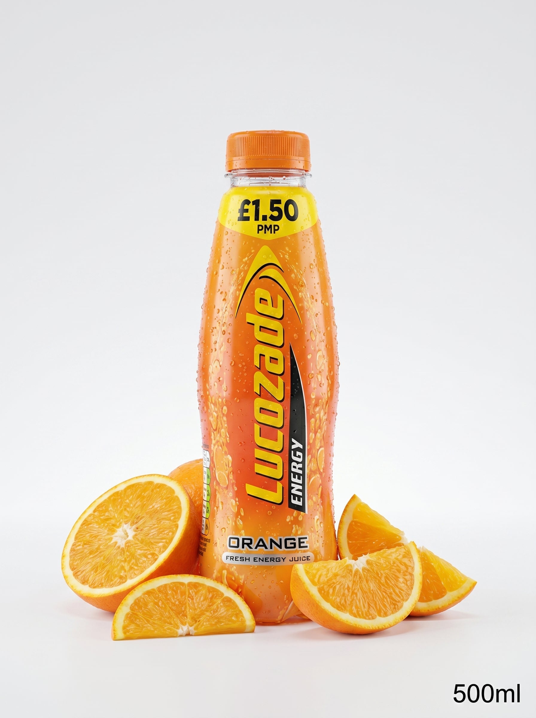 Lucozade Energy Orange Drink 500ml Bottle