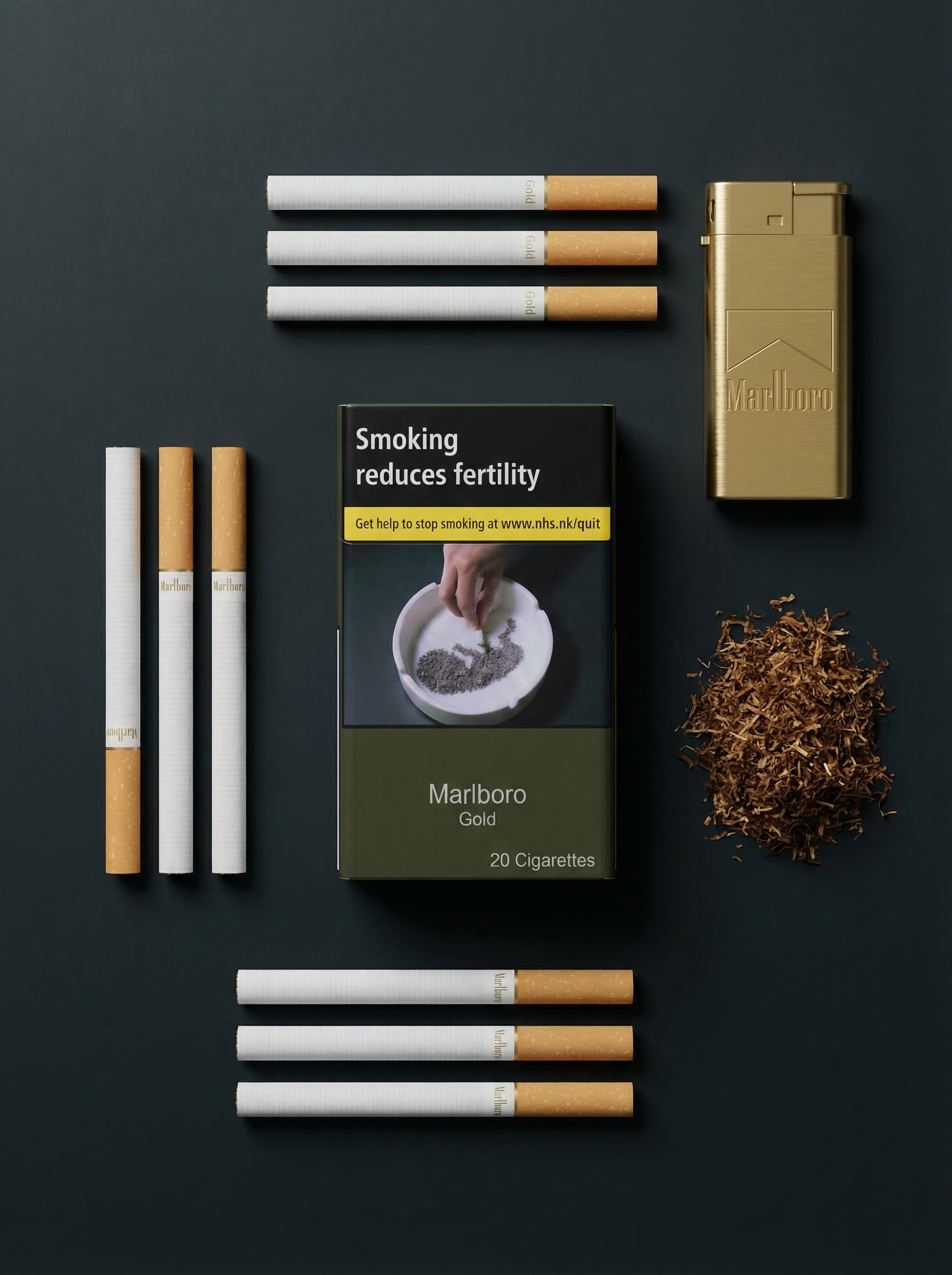 Marlboro Gold KS 20 Cigarettes