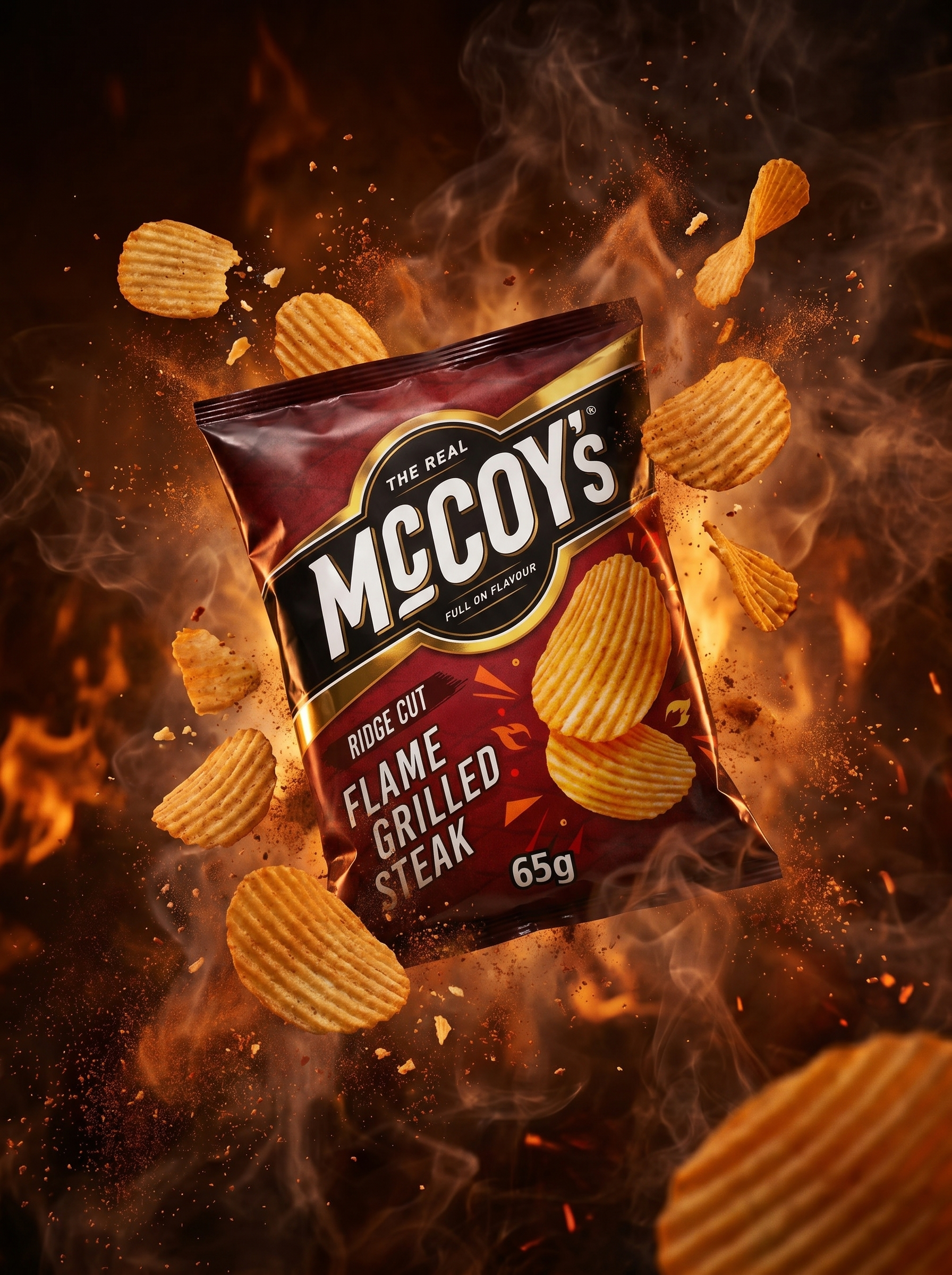 McCoy's Flame Grilled Steak Crisps 65g