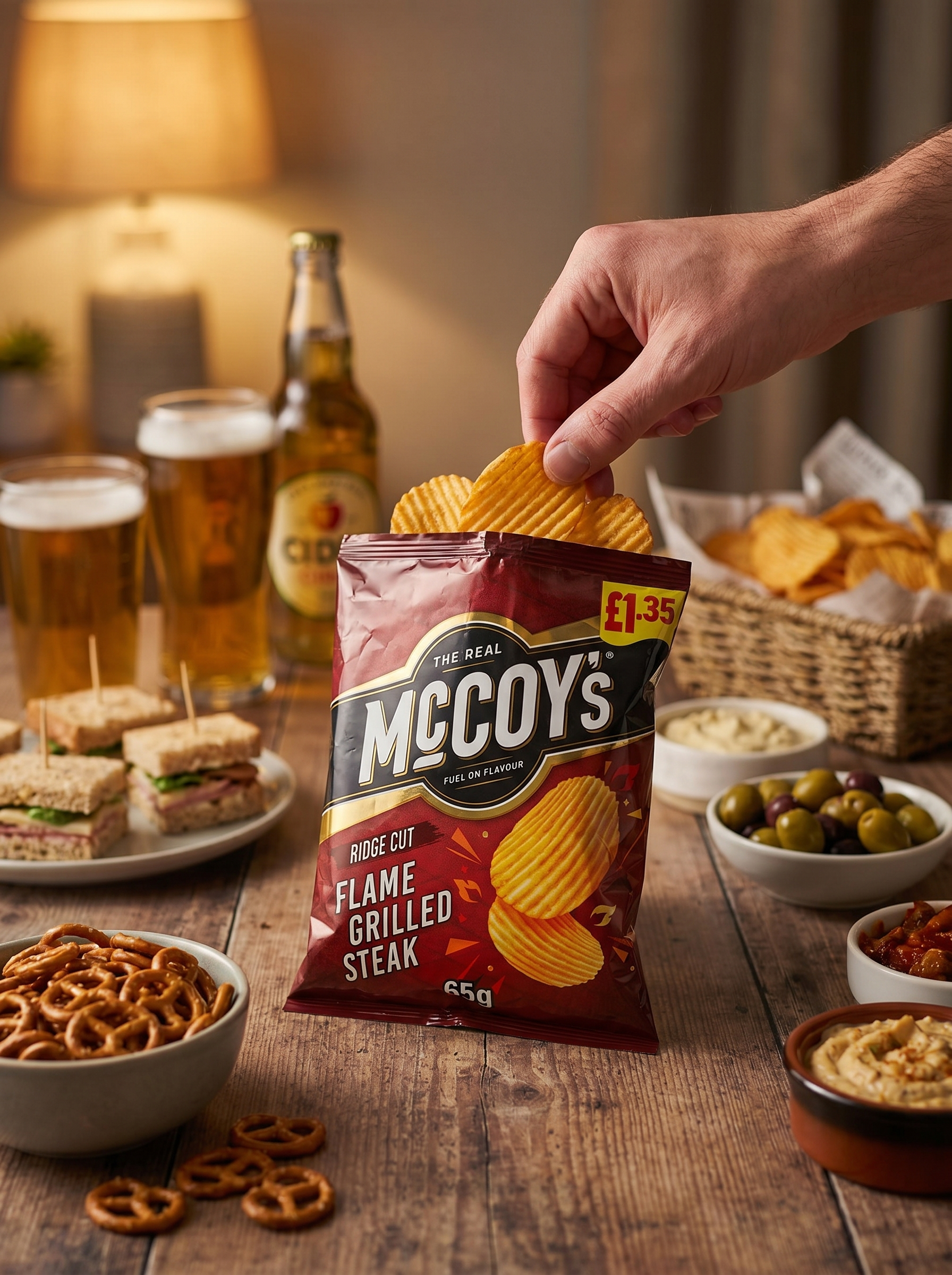 McCoy's Flame Grilled Steak Crisps 65g