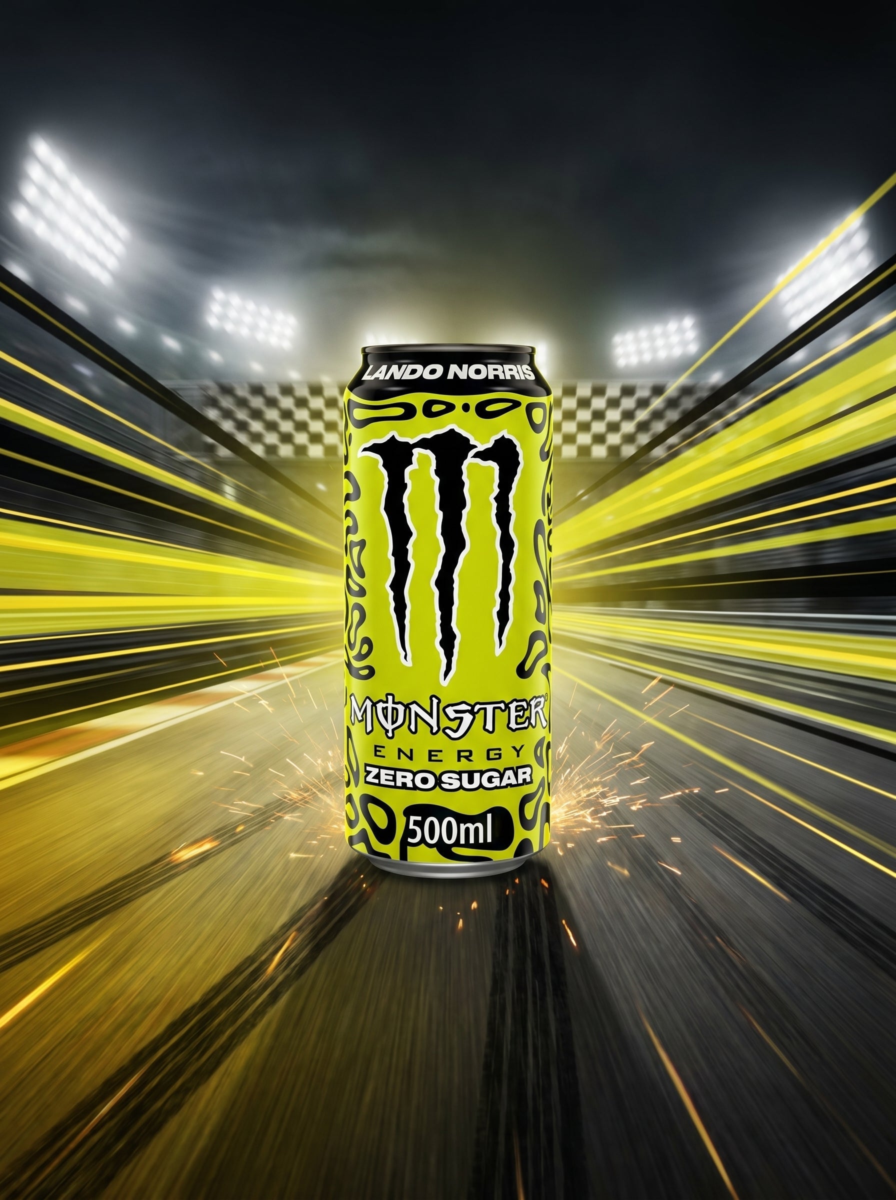 Monster Energy Lando Norris Zero Sugar Energy Drink 500ml Can