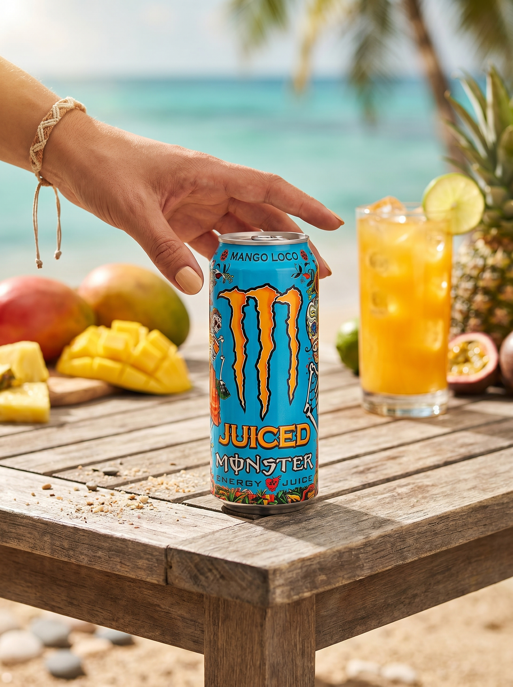 Monster Energy Mango Loco Energy Drink 500ml Can
