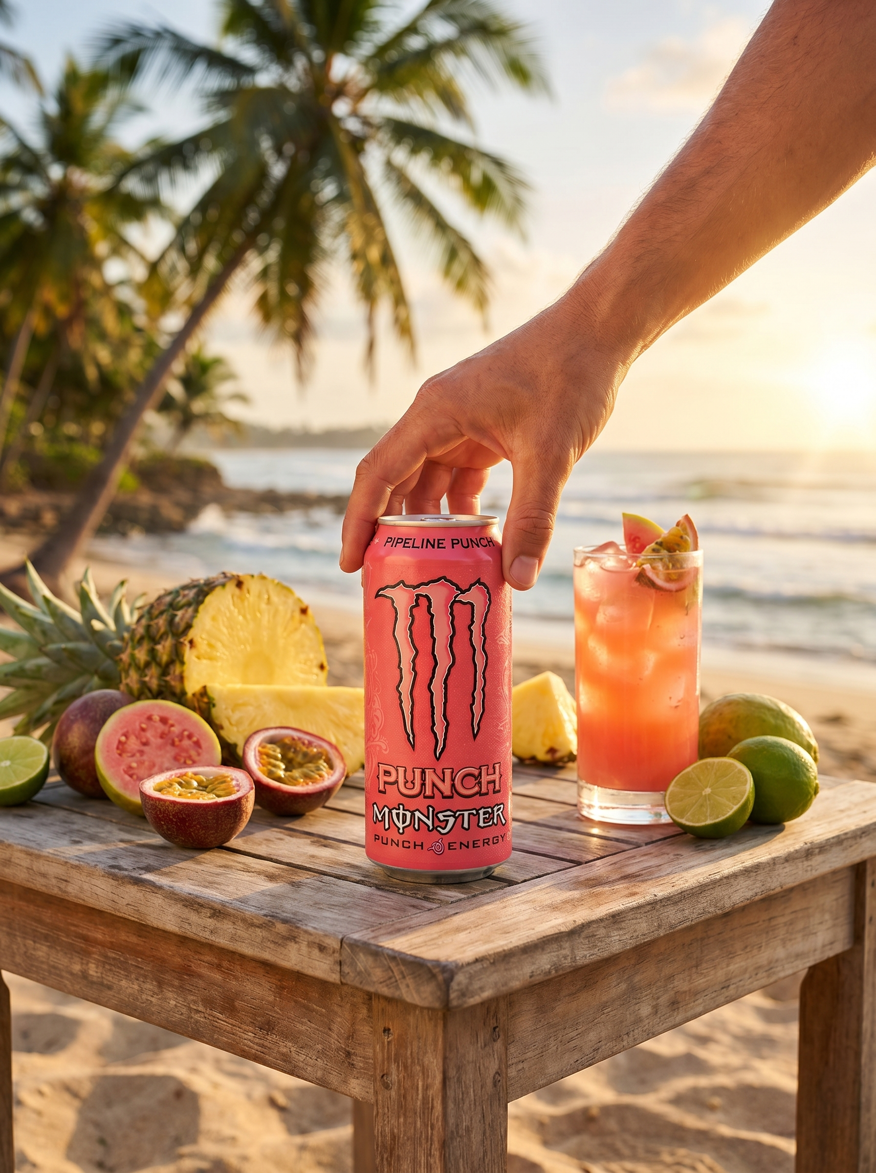 Monster Energy Pipeline Punch Energy Drink 500ml Can