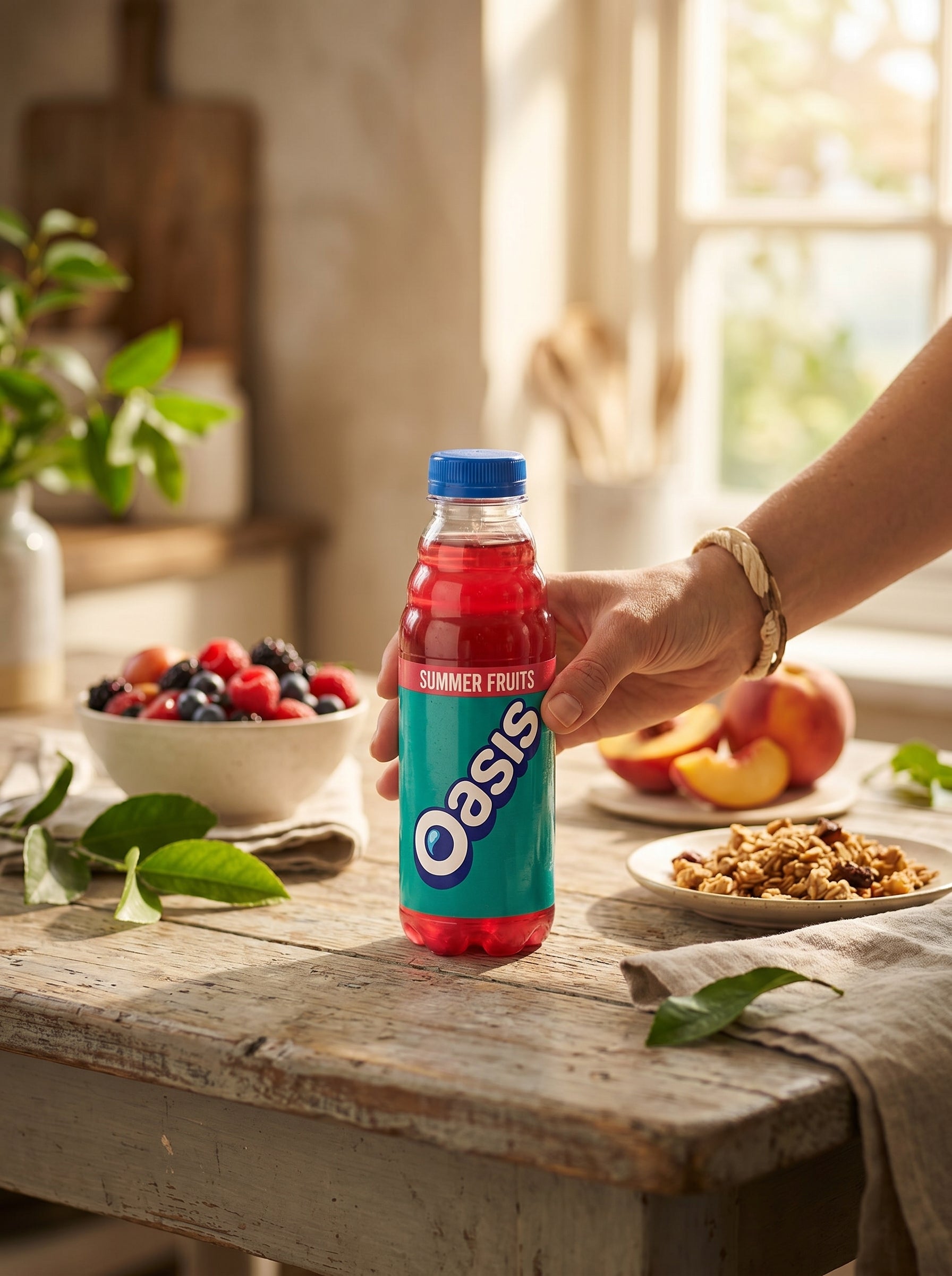 Oasis Summer Fruits Juice Drink 500ml Bottle