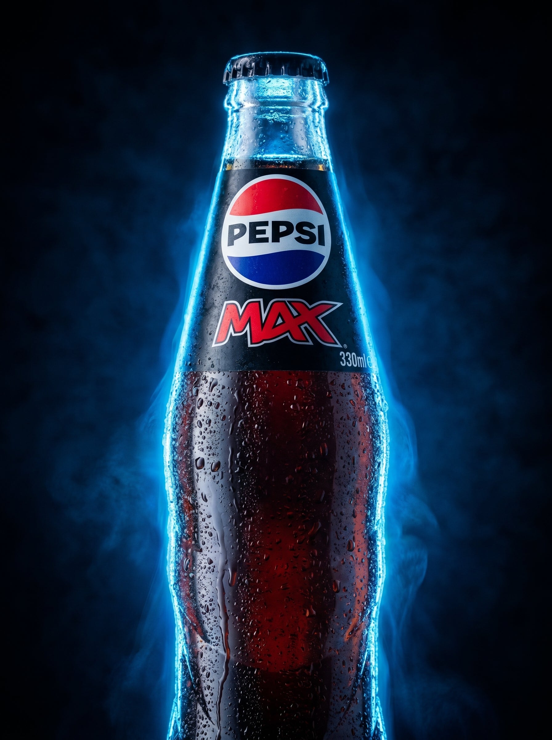 Pepsi Max No Sugar Soft Drink 330ml Bottle