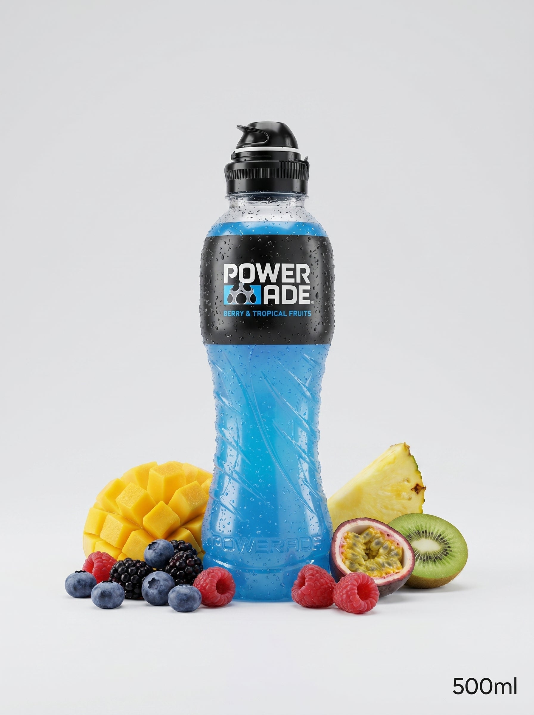 Powerade Berry & Tropical Sports Drink 500ml Bottle