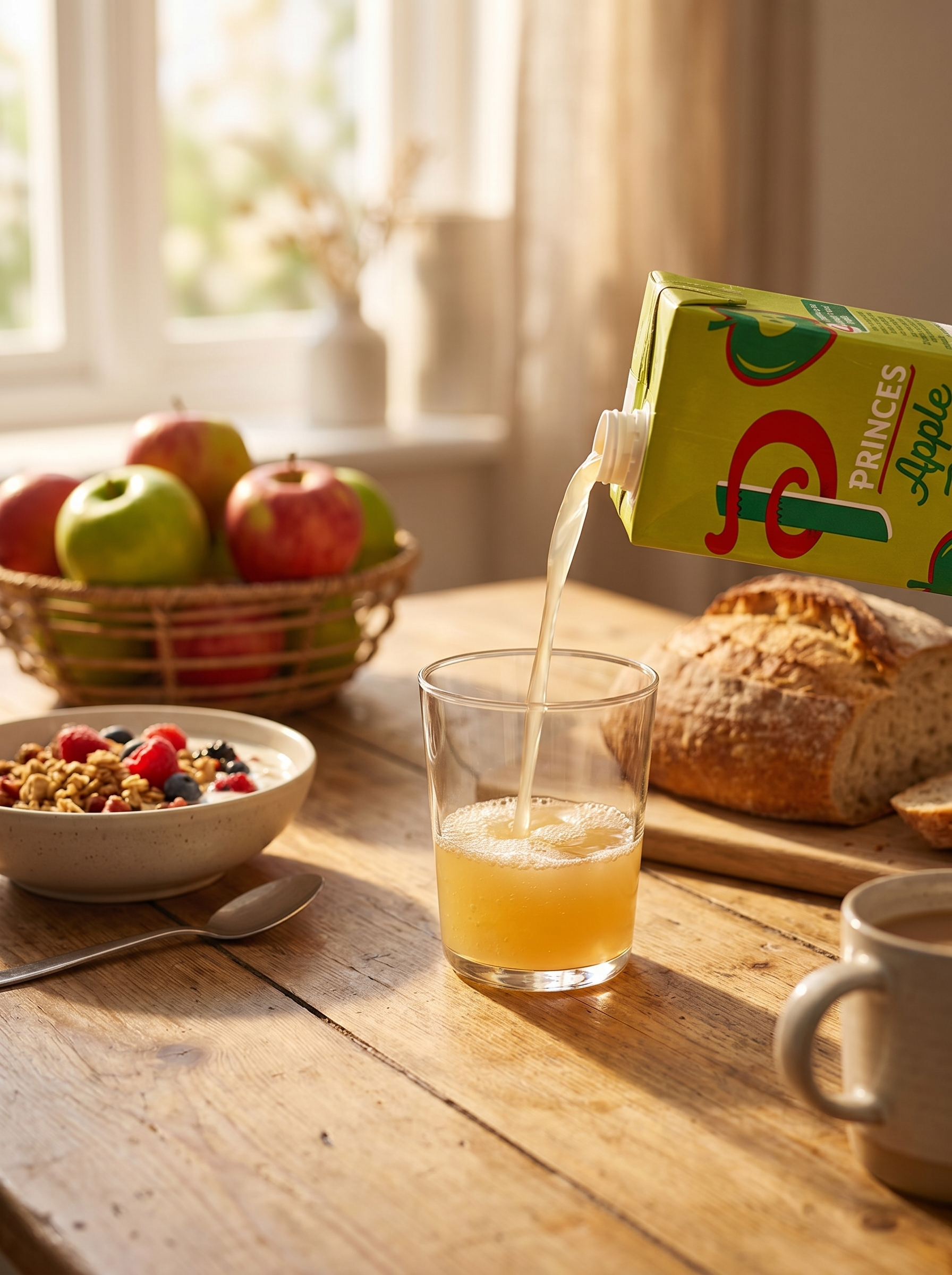 Princes Apple Juice from Concentrate 1 Litre Carton