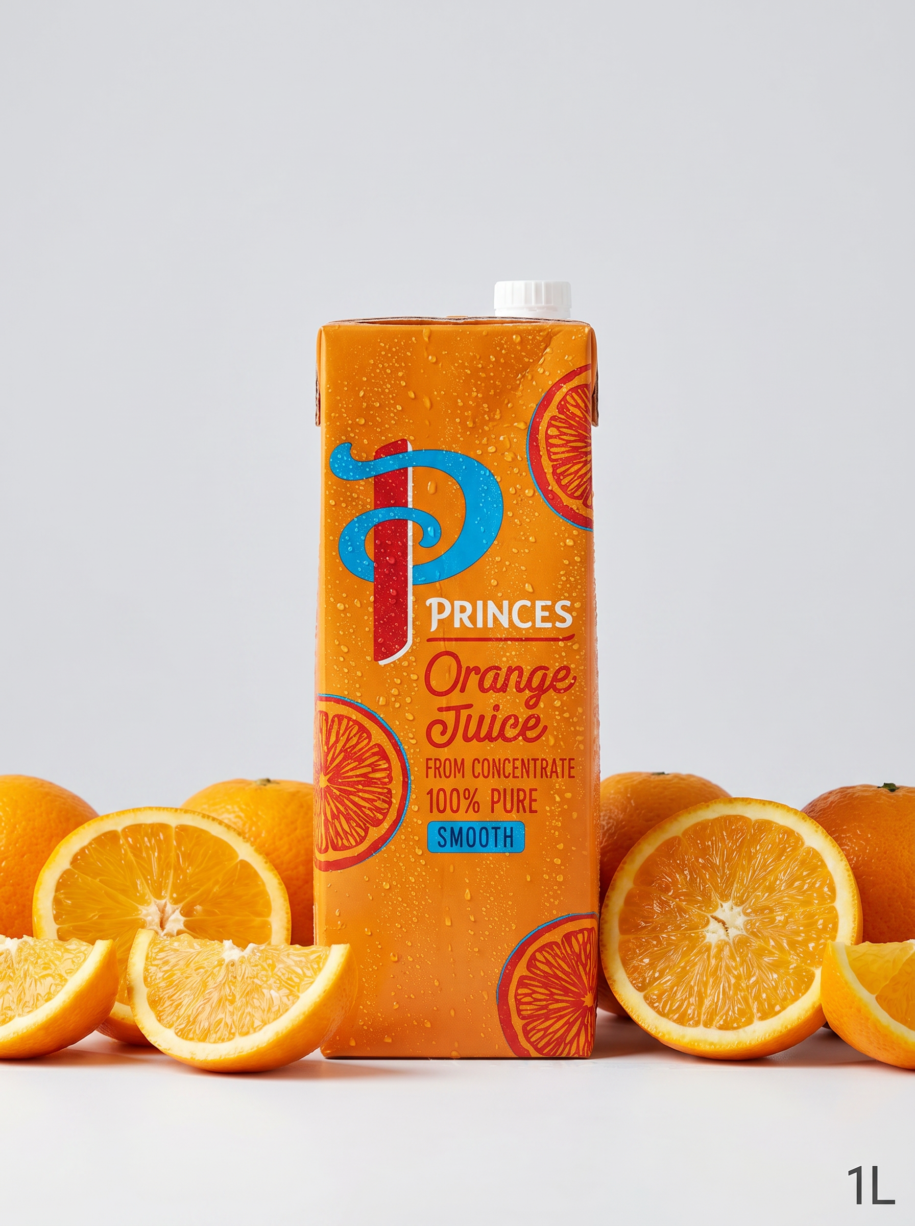 Princes Smooth Orange Juice from Concentrate 1 Litre Carton