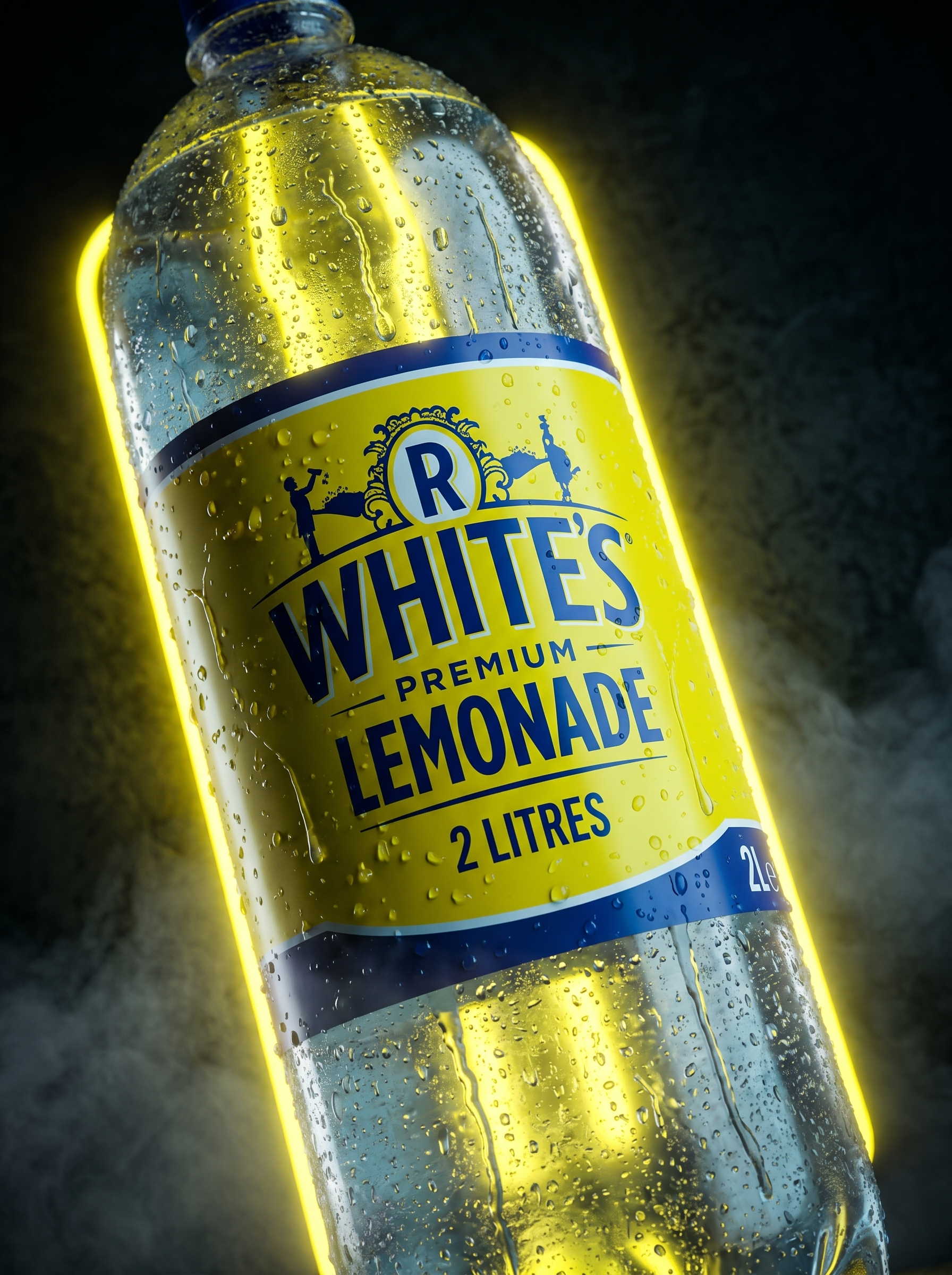 R White's Premium Lemonade 2 Litres Bottle