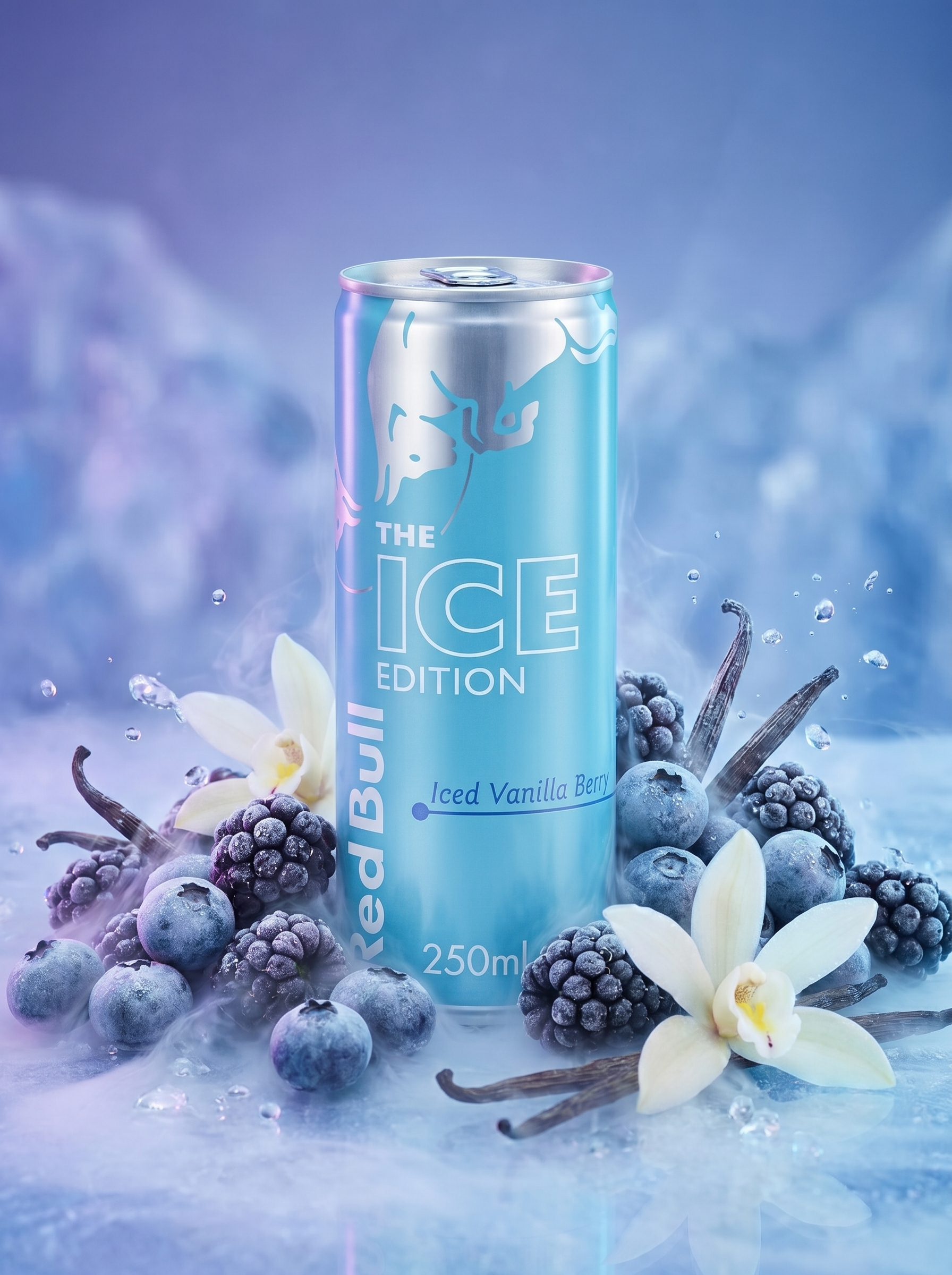 Red Bull Ice Edition Iced Vanilla Berry Energy Drink 250ml Can