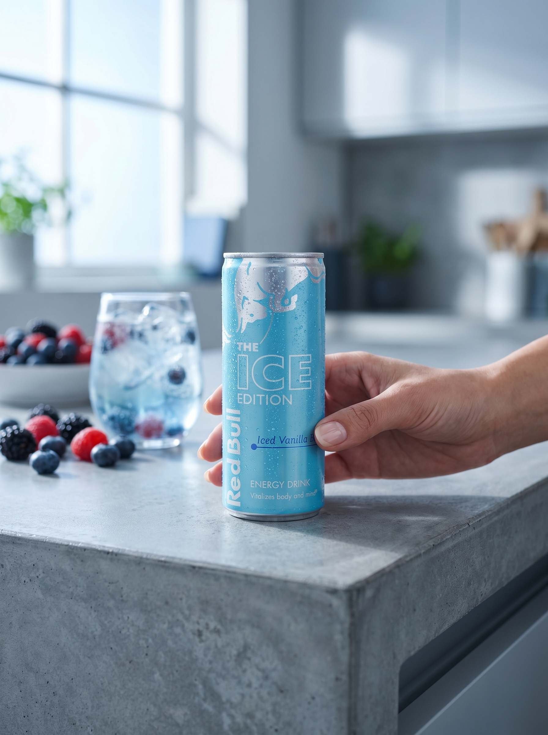 Red Bull Ice Edition Iced Vanilla Berry Energy Drink 250ml Can