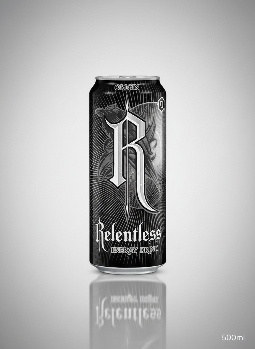 Relentless Origin Energy Drink 500ml Can