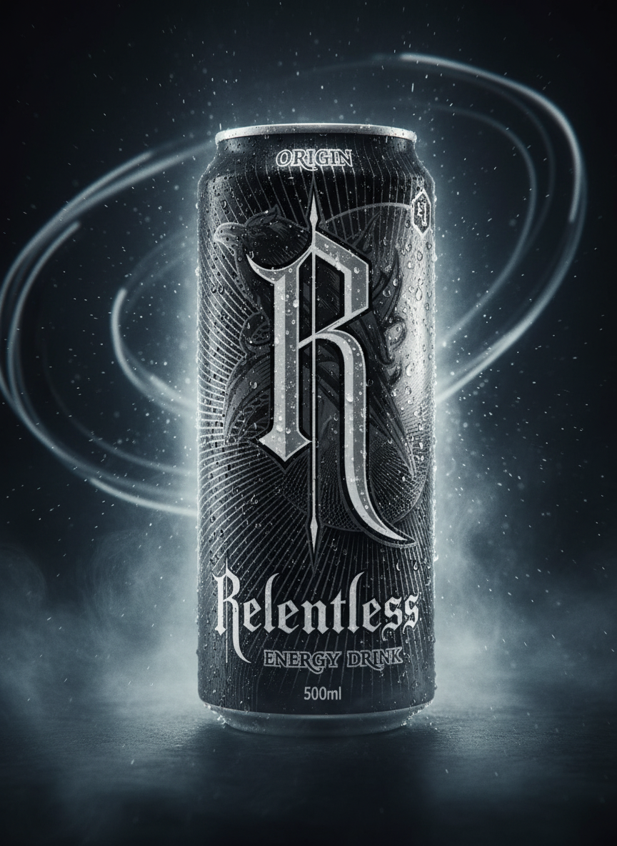 Relentless Origin Energy Drink 500ml Can